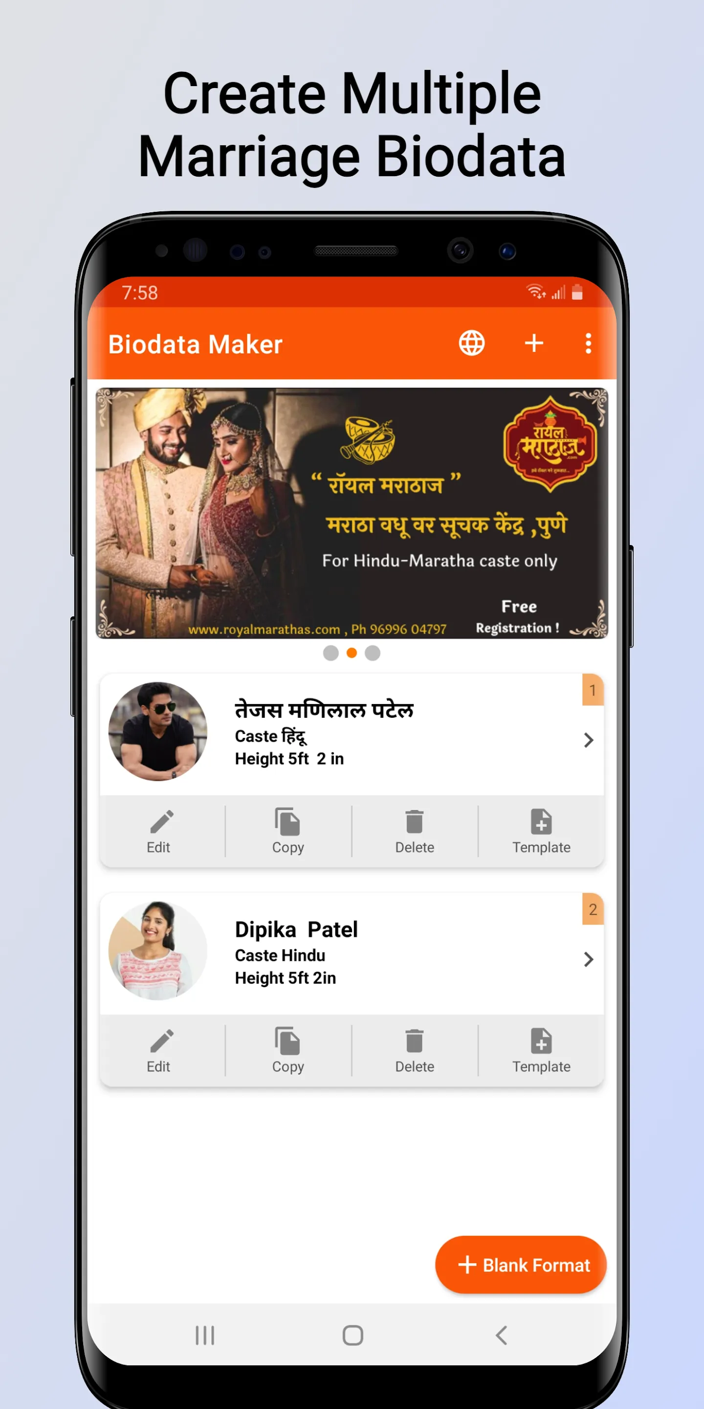 Marriage Biodata Maker Hindi | Indus Appstore | Screenshot