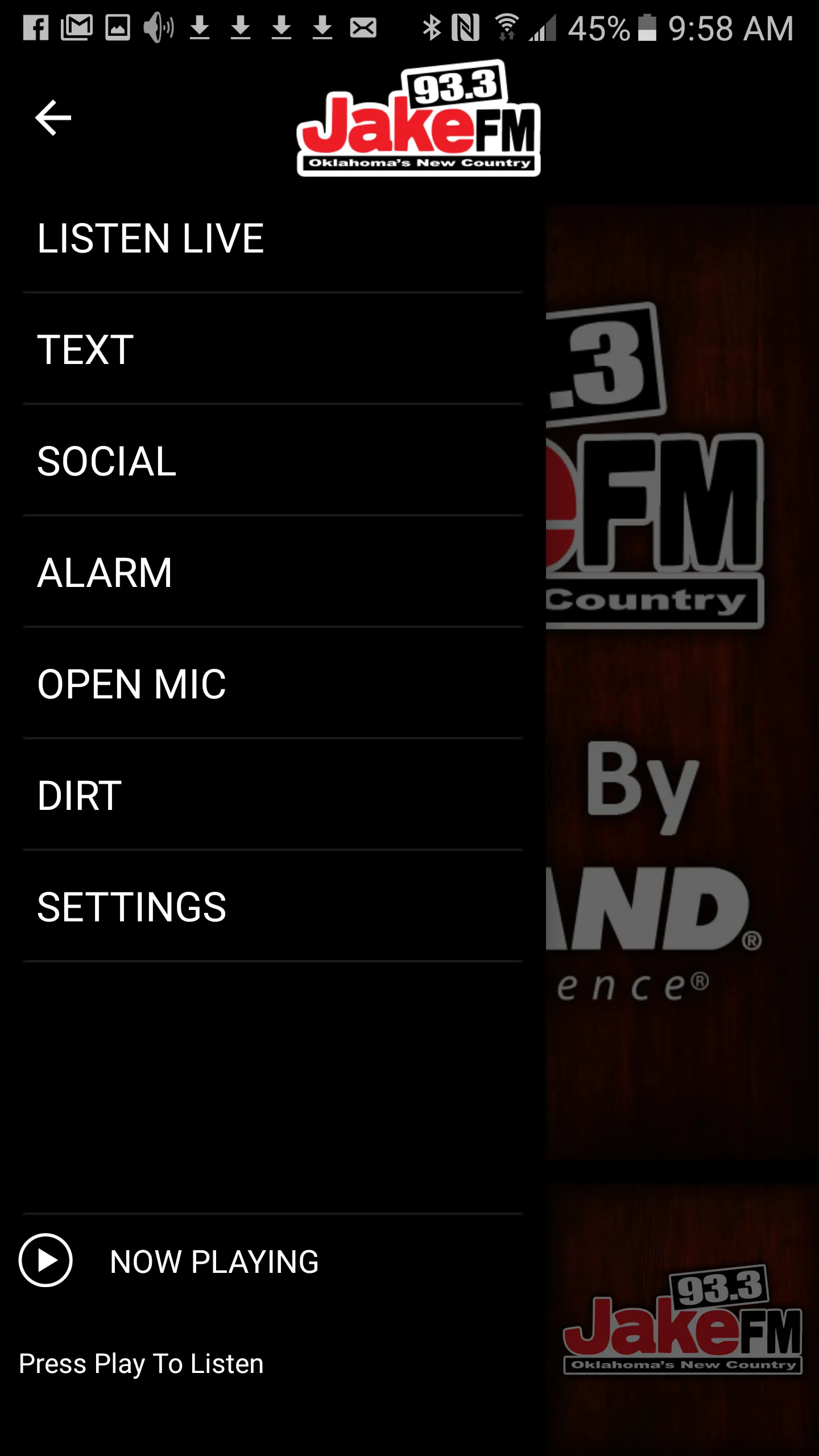 Jake FM | Indus Appstore | Screenshot