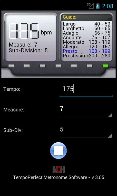 TempoPerfect Metronome | Indus Appstore | Screenshot