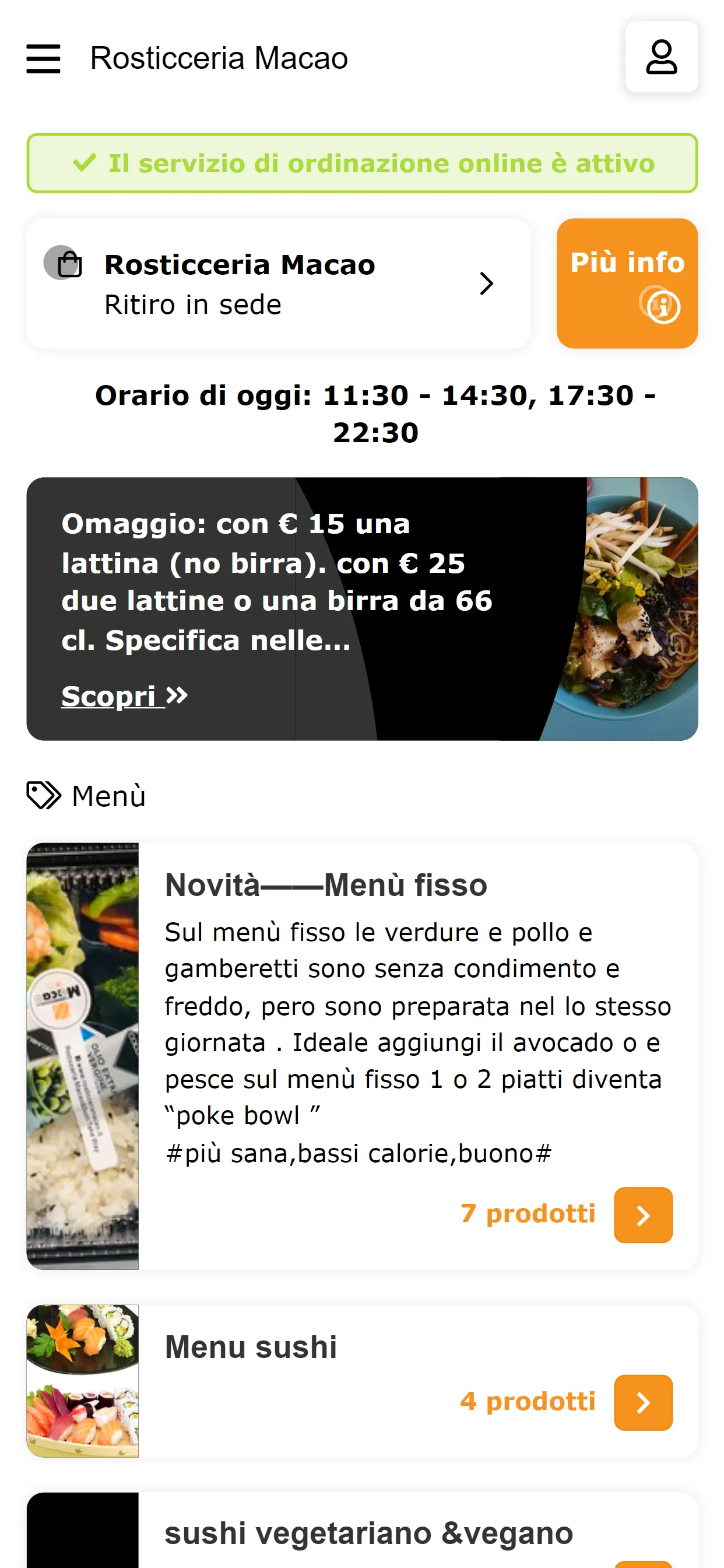 Rosticceria Macao Genova | Indus Appstore | Screenshot