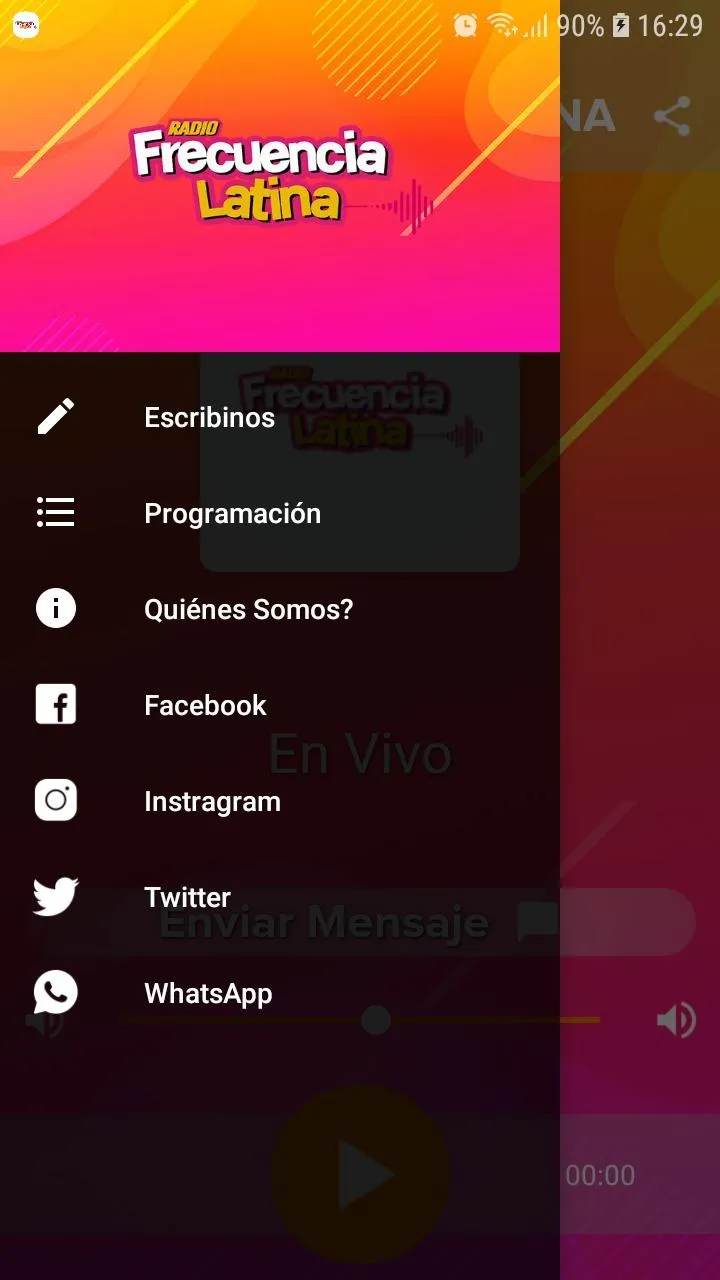 Frecuencia Latina | Indus Appstore | Screenshot