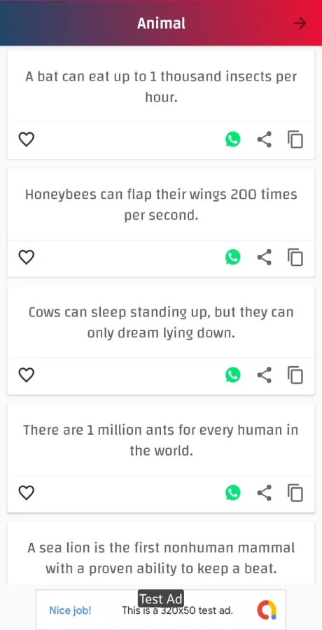 Interesting Facts Did You Know | Indus Appstore | Screenshot