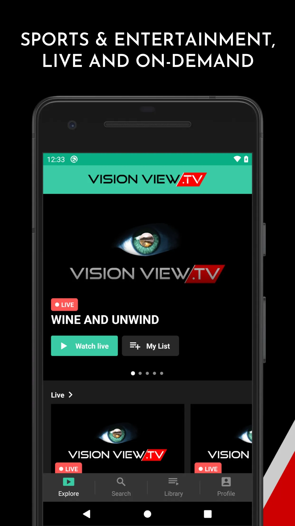 Vision View TV | Indus Appstore | Screenshot