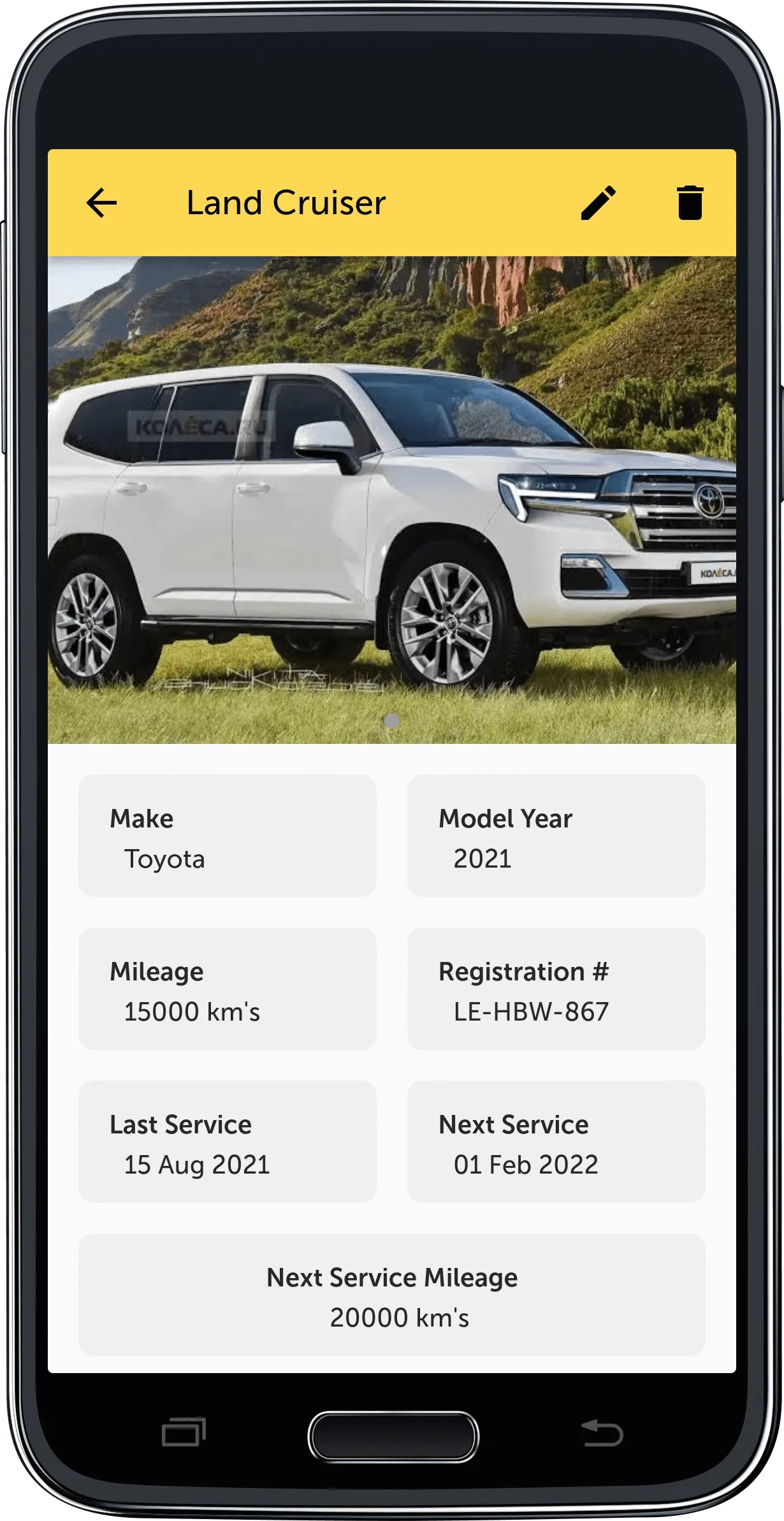 Vehicle Maintenance | Indus Appstore | Screenshot