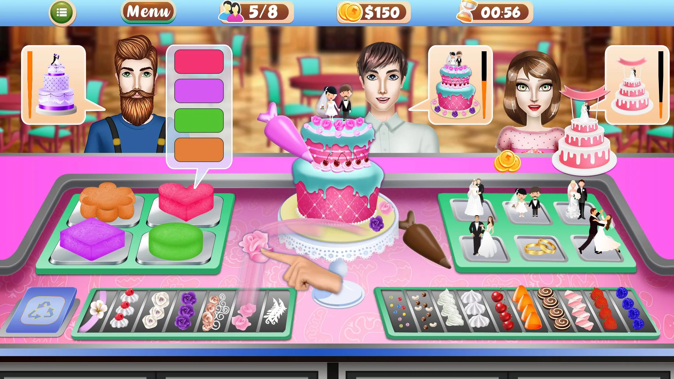 Wed Party Cake Factory Game | Indus Appstore | Screenshot