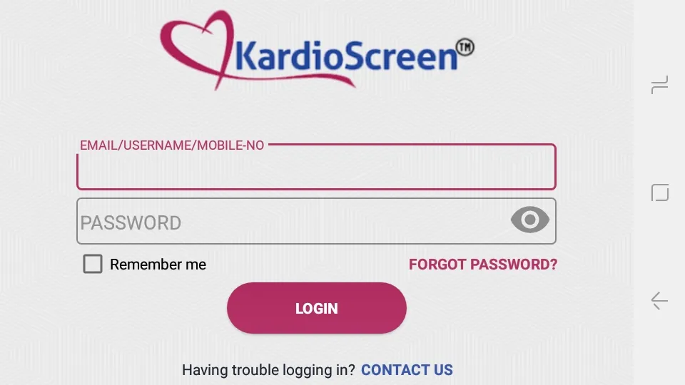 KardioScreen | Indus Appstore | Screenshot