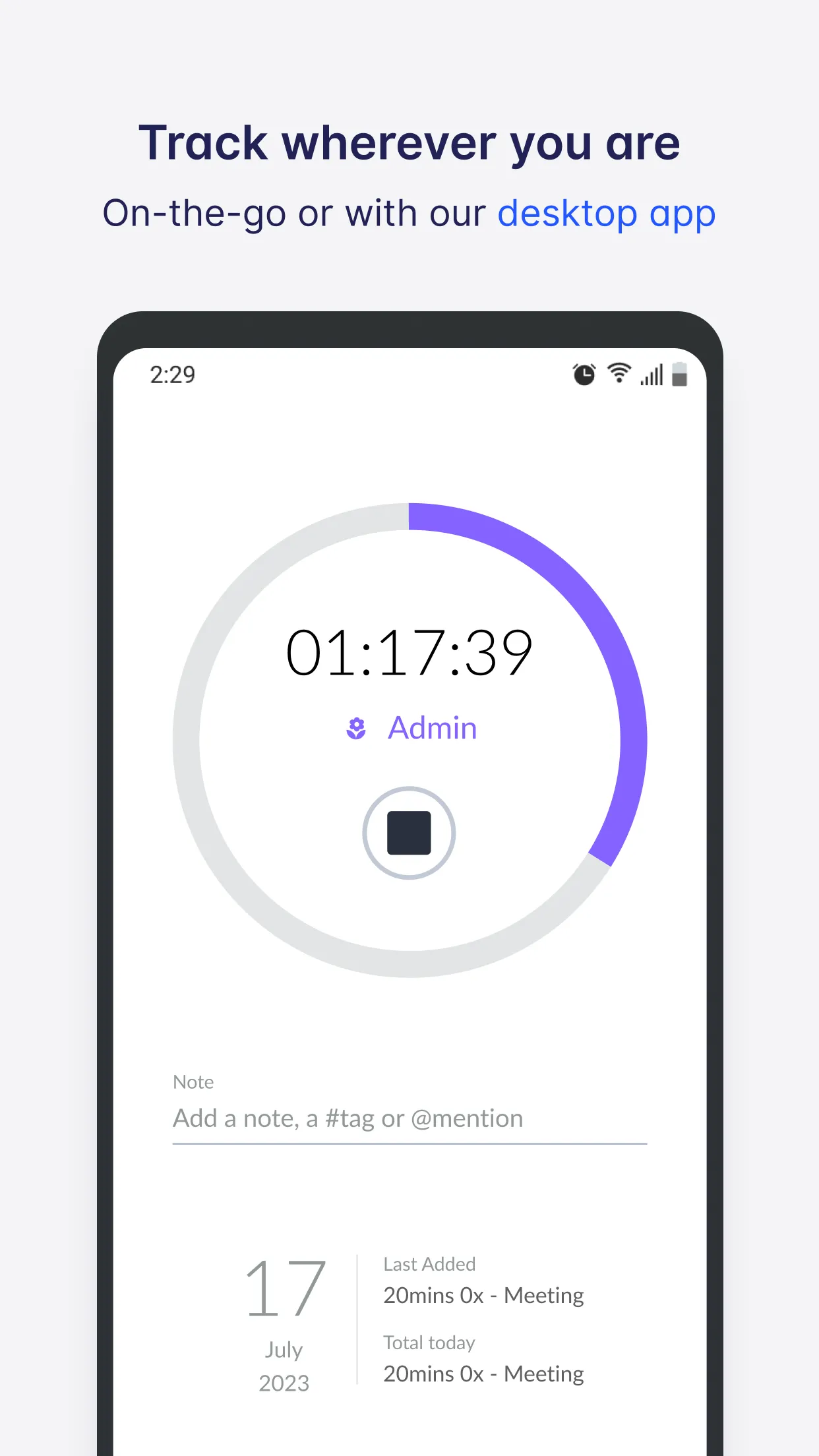 Timeular: Time Tracking | Indus Appstore | Screenshot