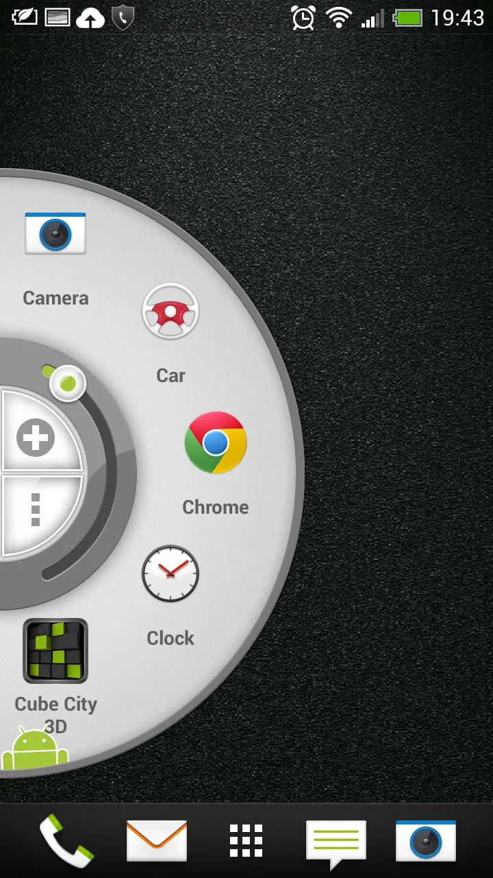 White - Wheel Launcher Theme | Indus Appstore | Screenshot