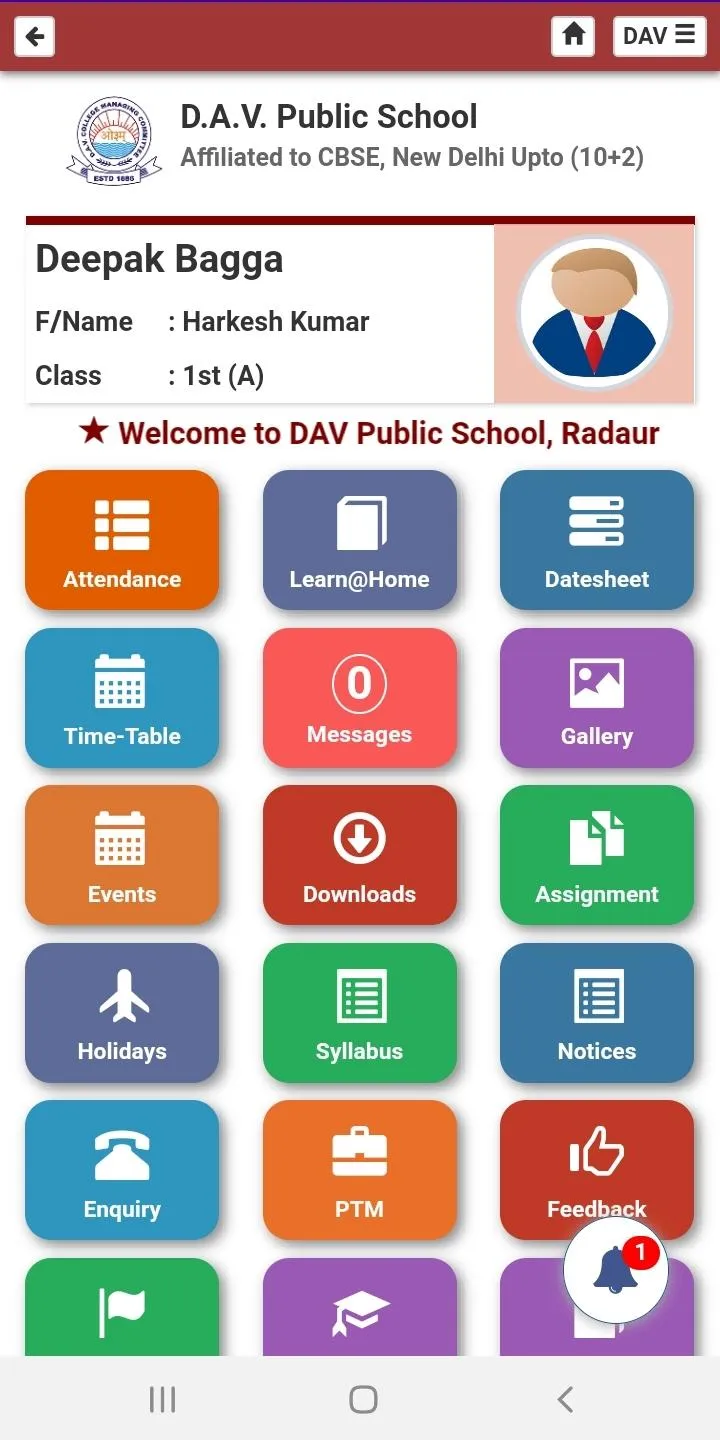 DAV PUBLIC SCHOOL, RADAUR | Indus Appstore | Screenshot