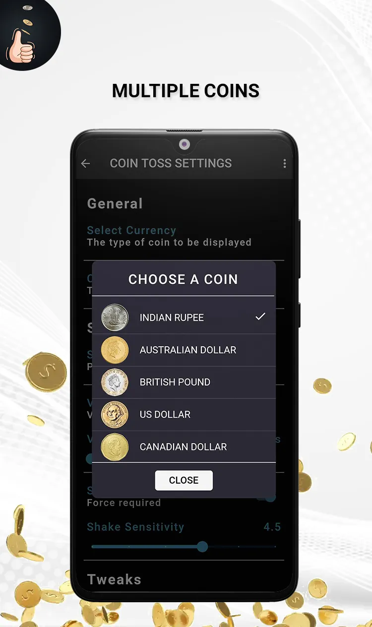 Coin Toss - Simple Coin Flip A | Indus Appstore | Screenshot