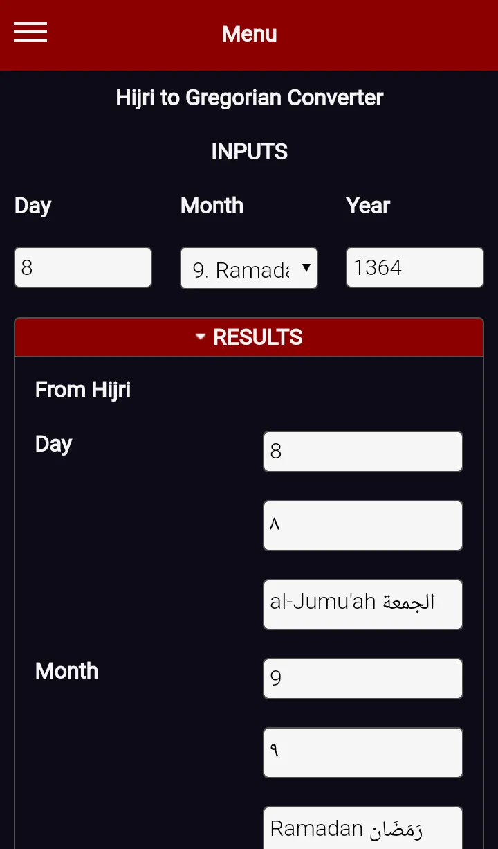 Hijri Gregorian Hijri Calendar | Indus Appstore | Screenshot