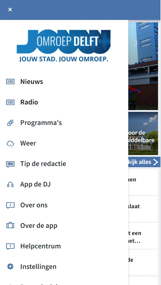 Omroep Delft | Indus Appstore | Screenshot