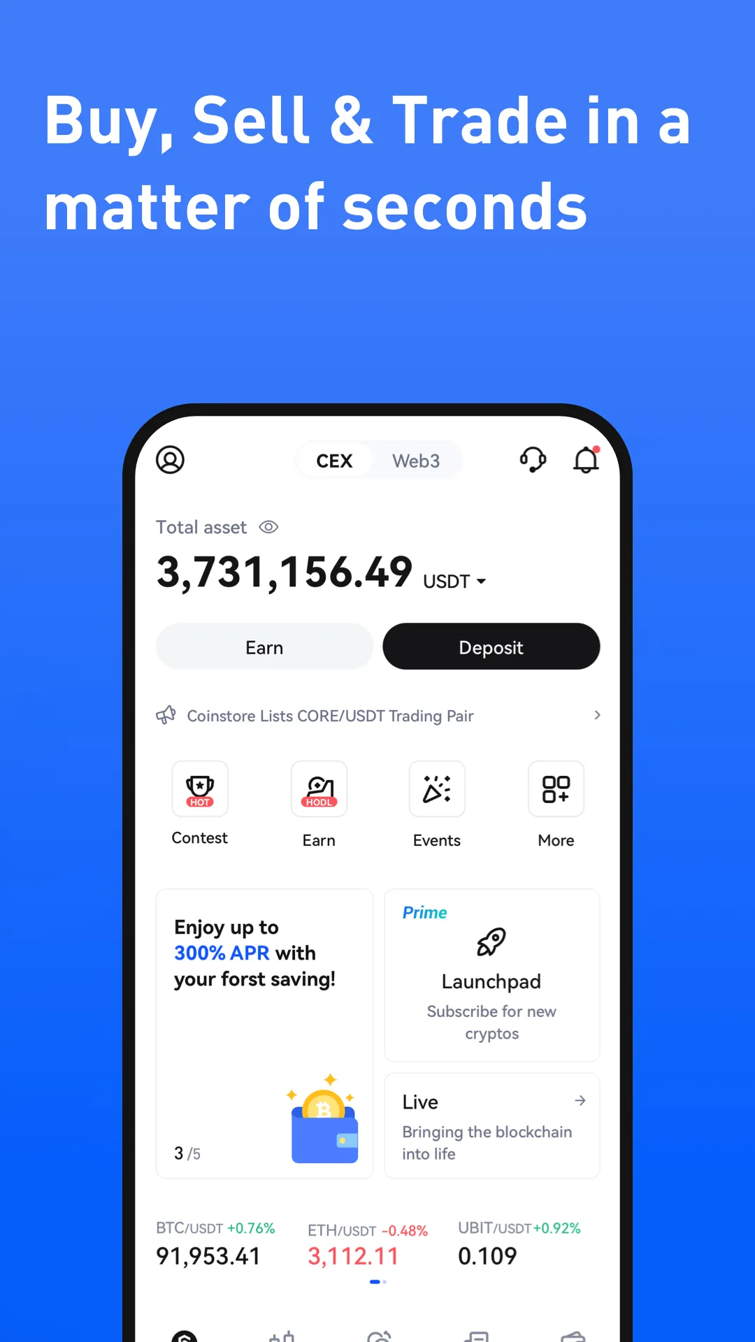 Coinstore:Trade Crypto&Futures | Indus Appstore | Screenshot