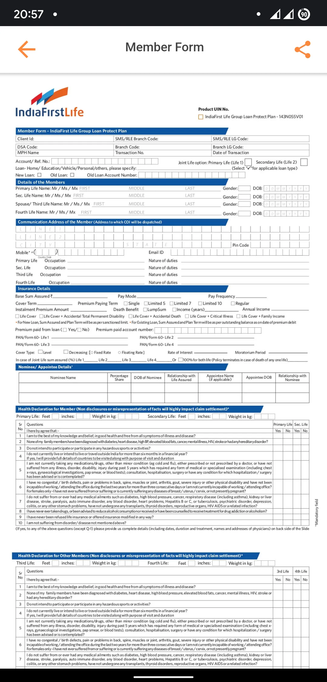 IndiaFirst Life – Bank of Baro | Indus Appstore | Screenshot