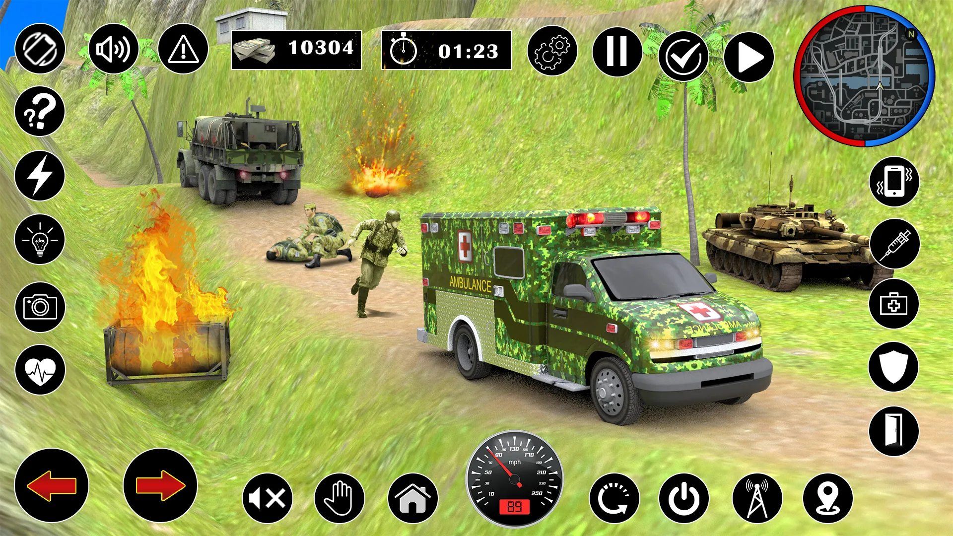 US Army Ambulance Game: Rescue | Indus Appstore | Screenshot