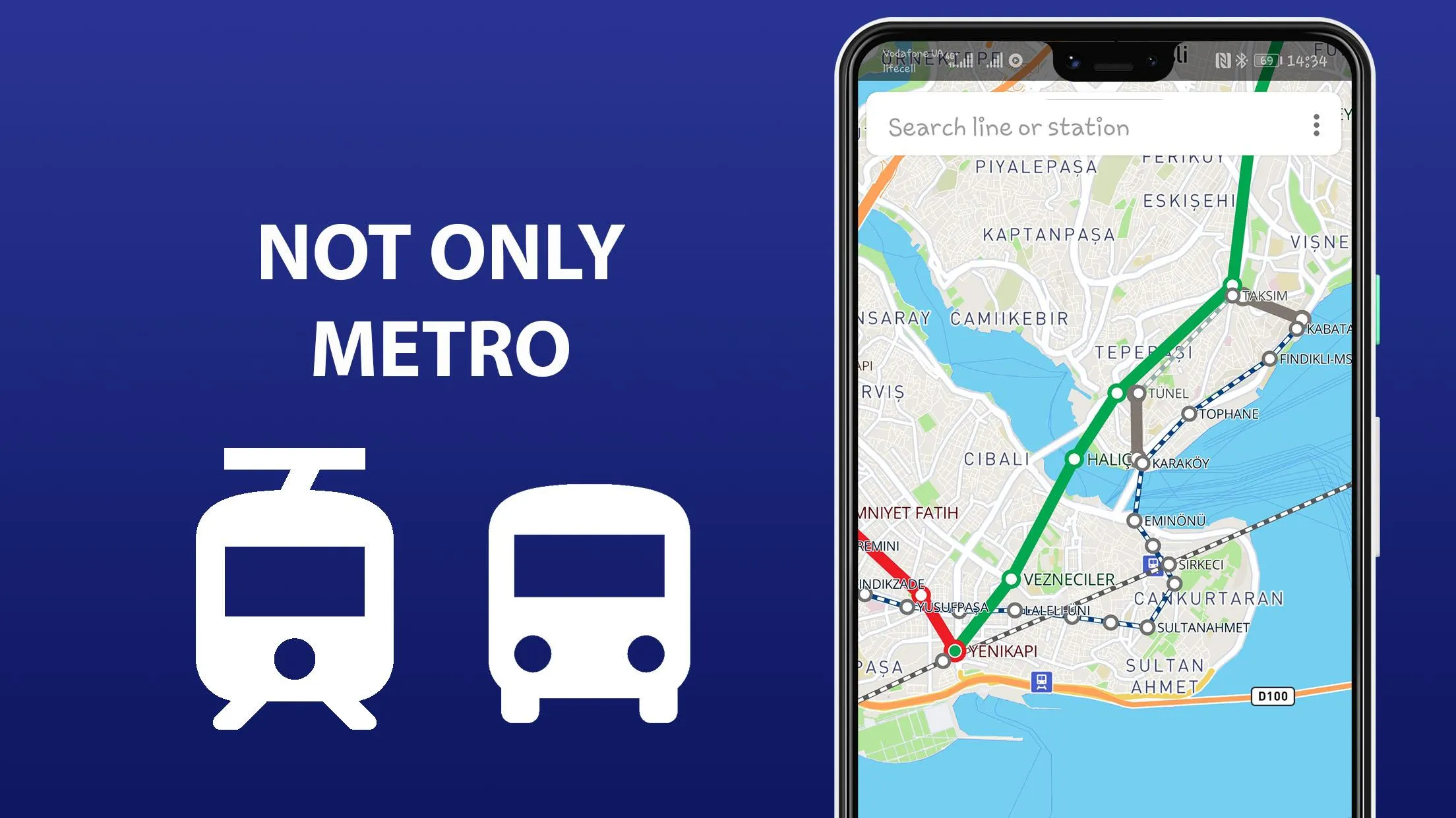 Public transport map Istanbul | Indus Appstore | Screenshot