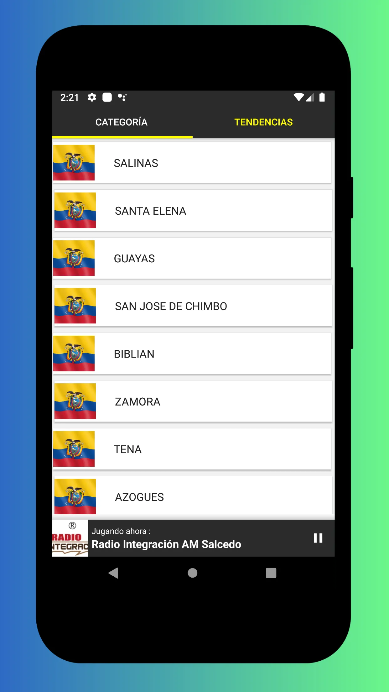 Radio Ecuador - Internet Radio | Indus Appstore | Screenshot