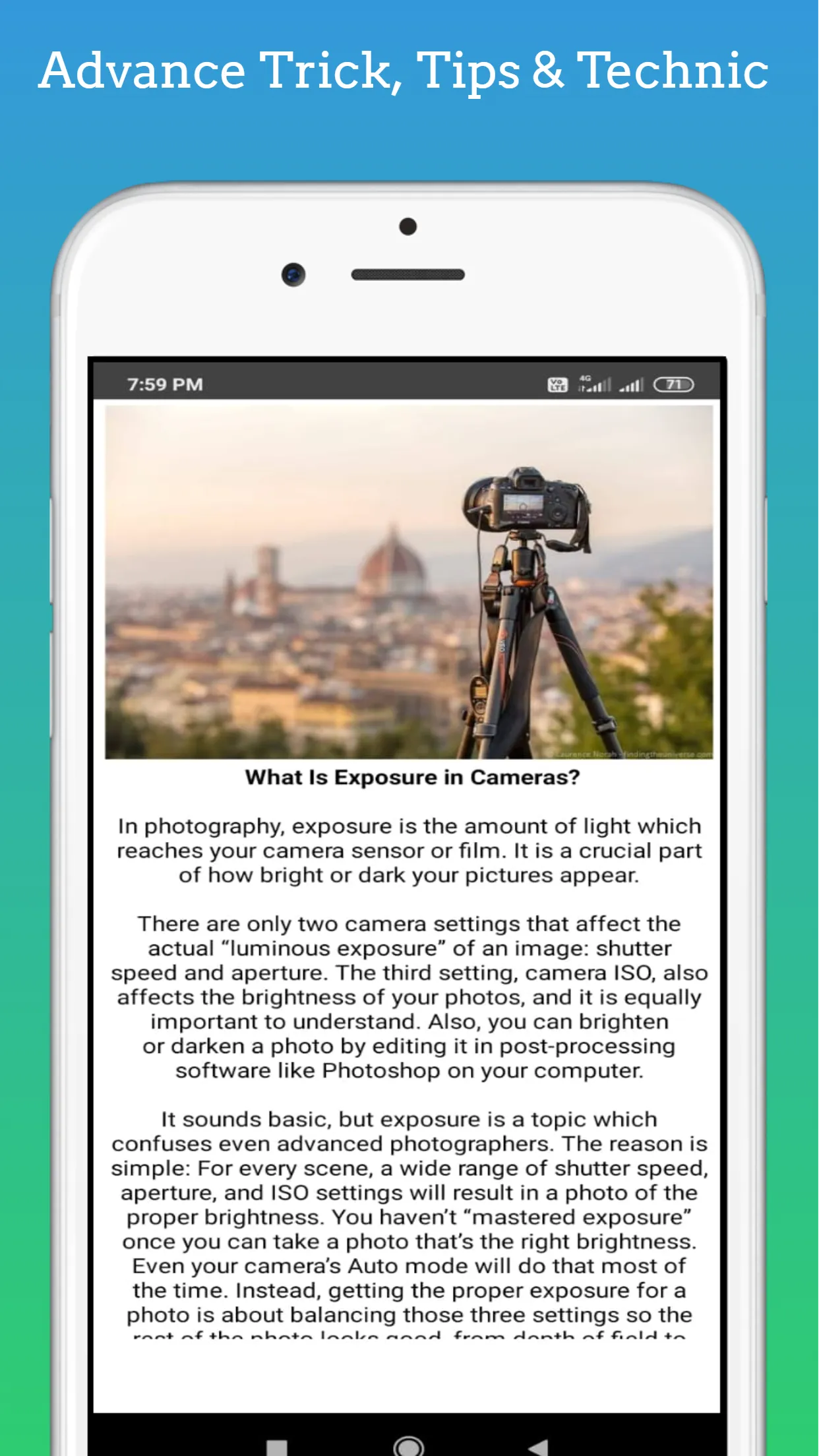 Photography Course : Learn | Indus Appstore | Screenshot