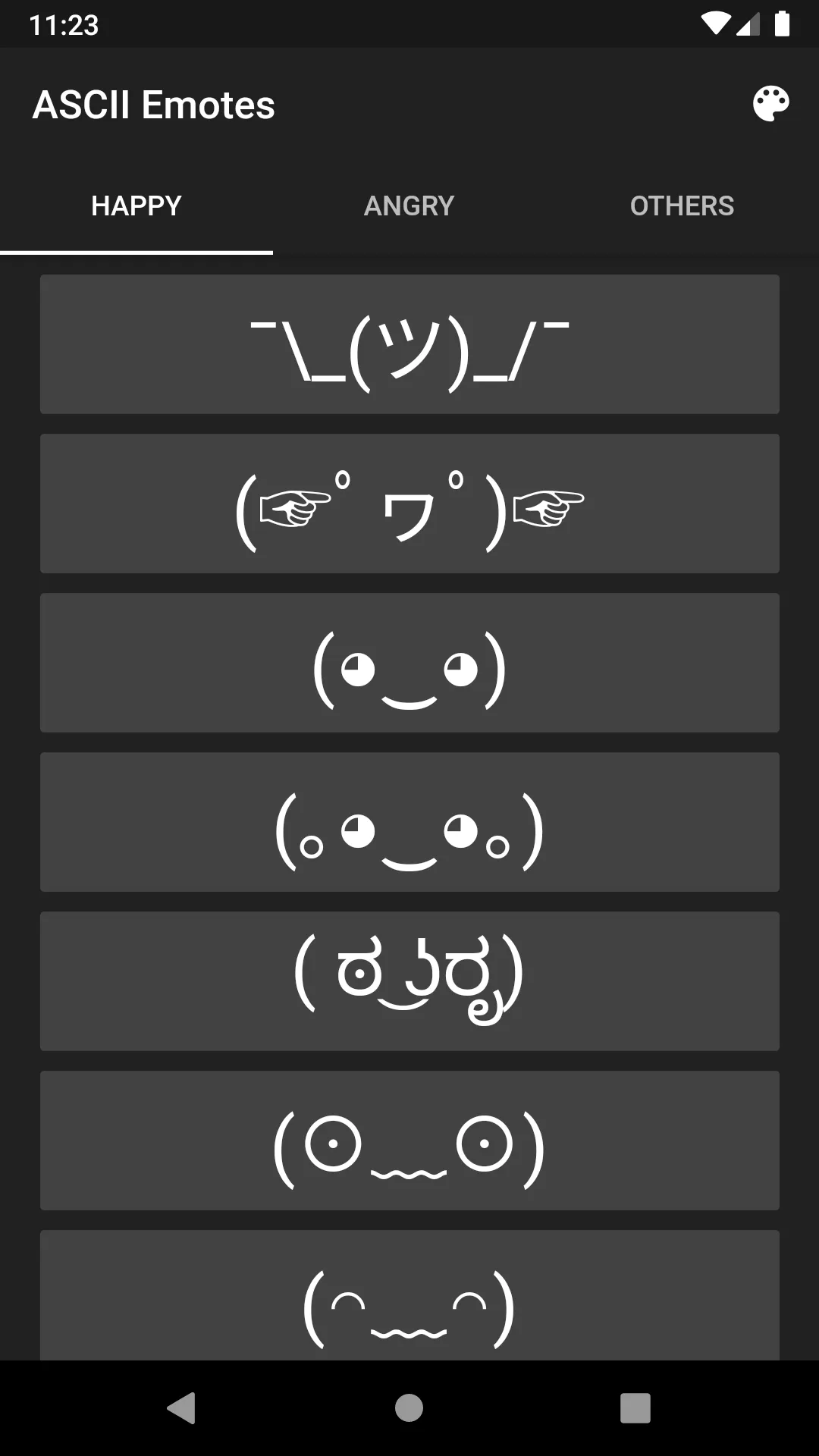 ASCII Emotes | Indus Appstore | Screenshot