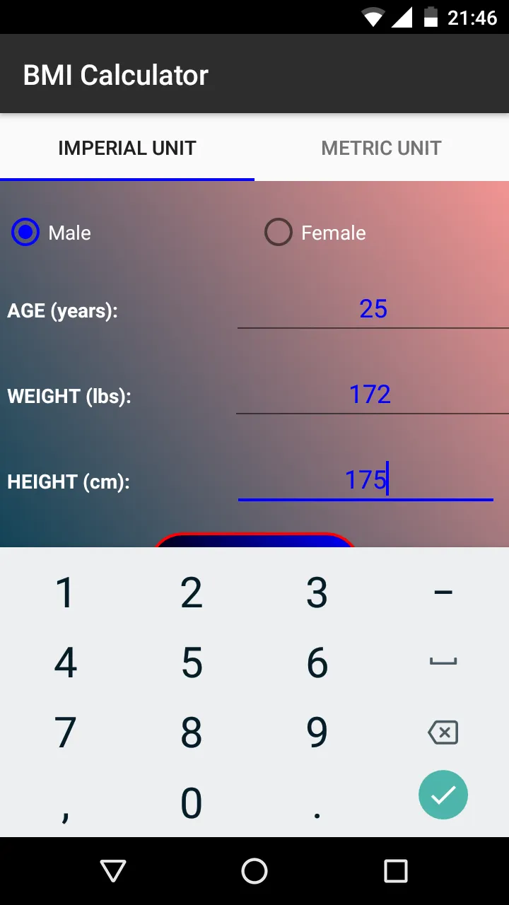 BMI Calculator | Indus Appstore | Screenshot