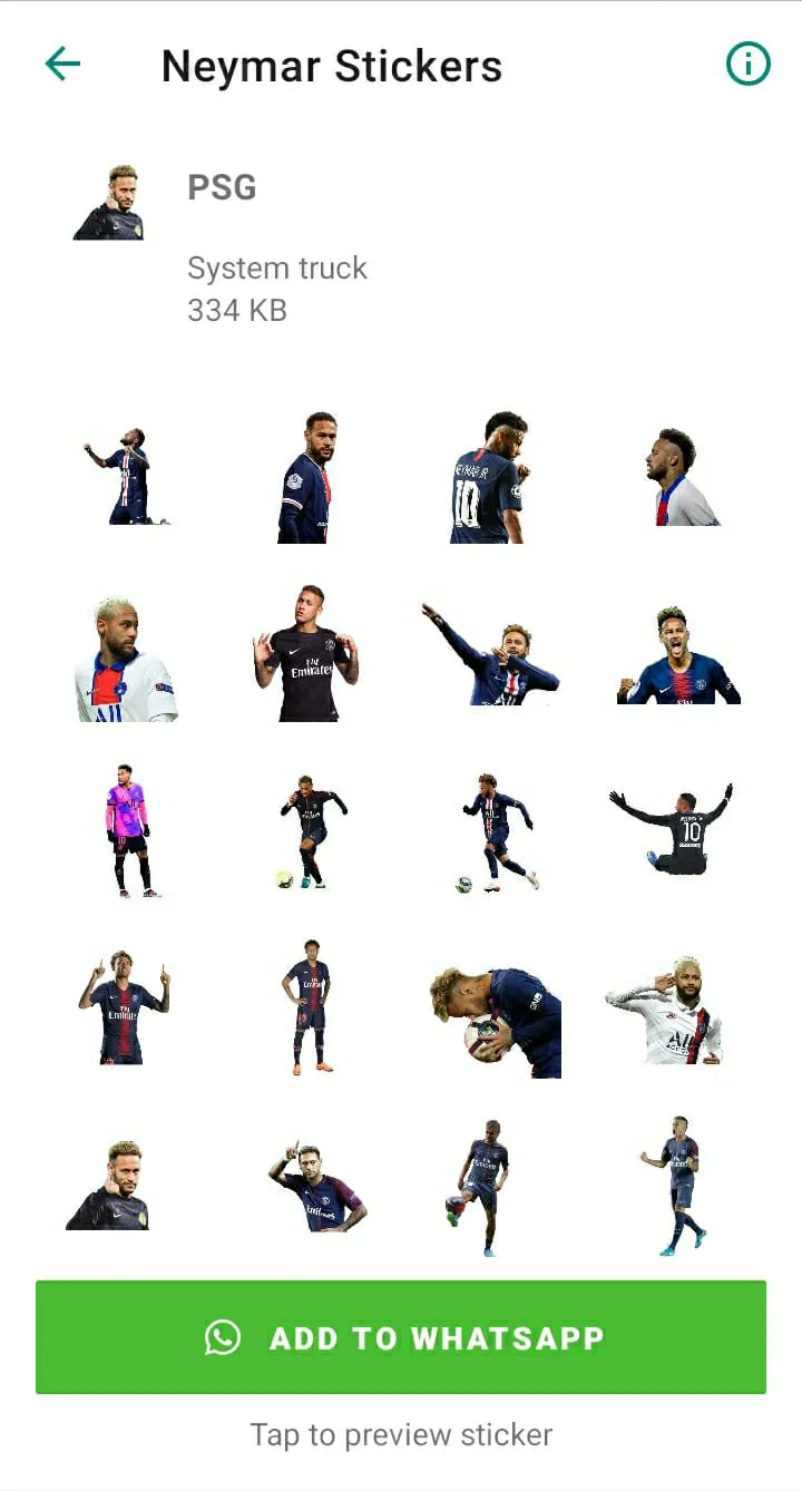 Neymar Stickers | Indus Appstore | Screenshot