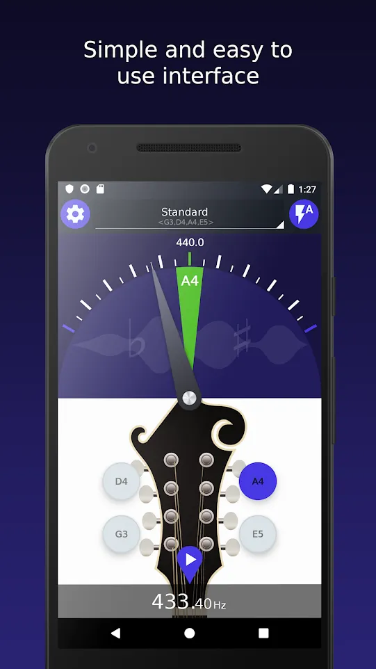 Ultimate Mandolin Tuner | Indus Appstore | Screenshot