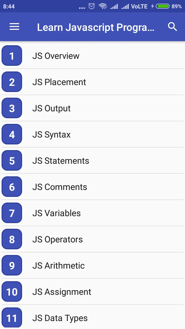 Learn Javascript Programming | Indus Appstore | Screenshot