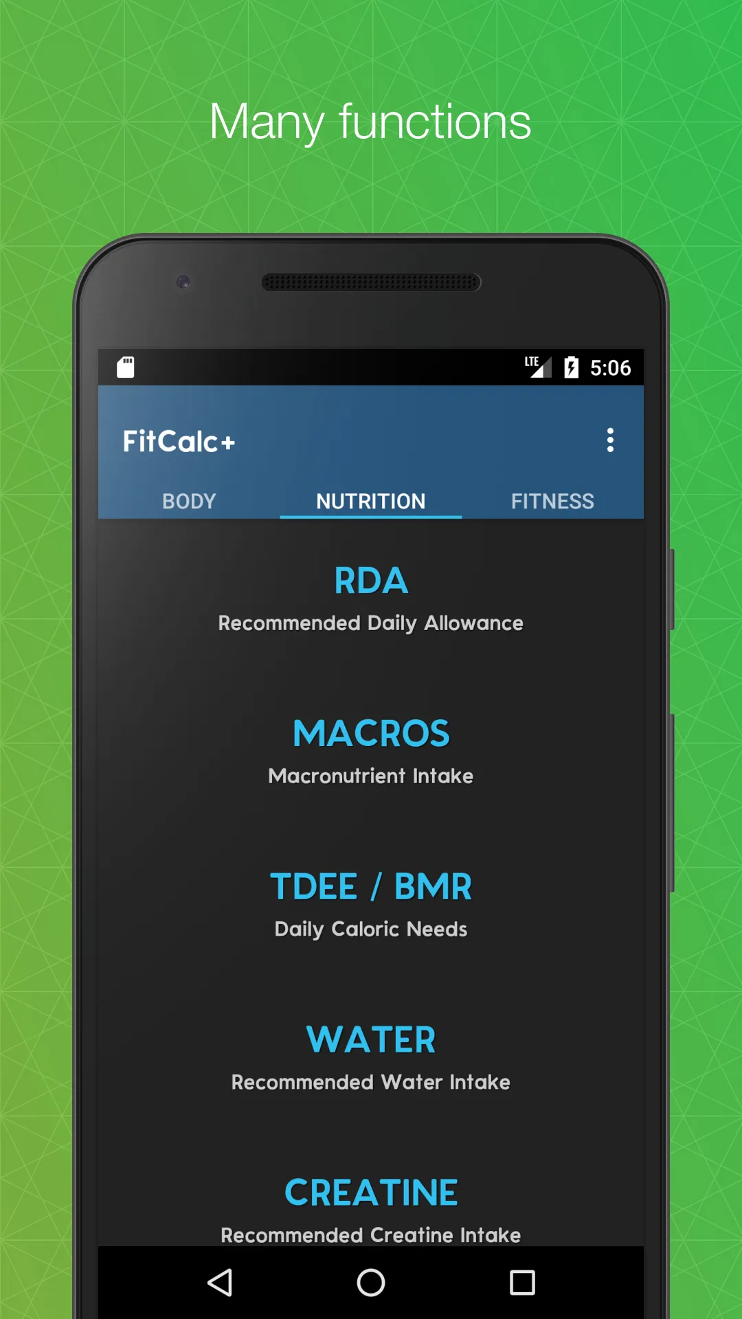 FitCalc+ Fitness & Health Calc | Indus Appstore | Screenshot