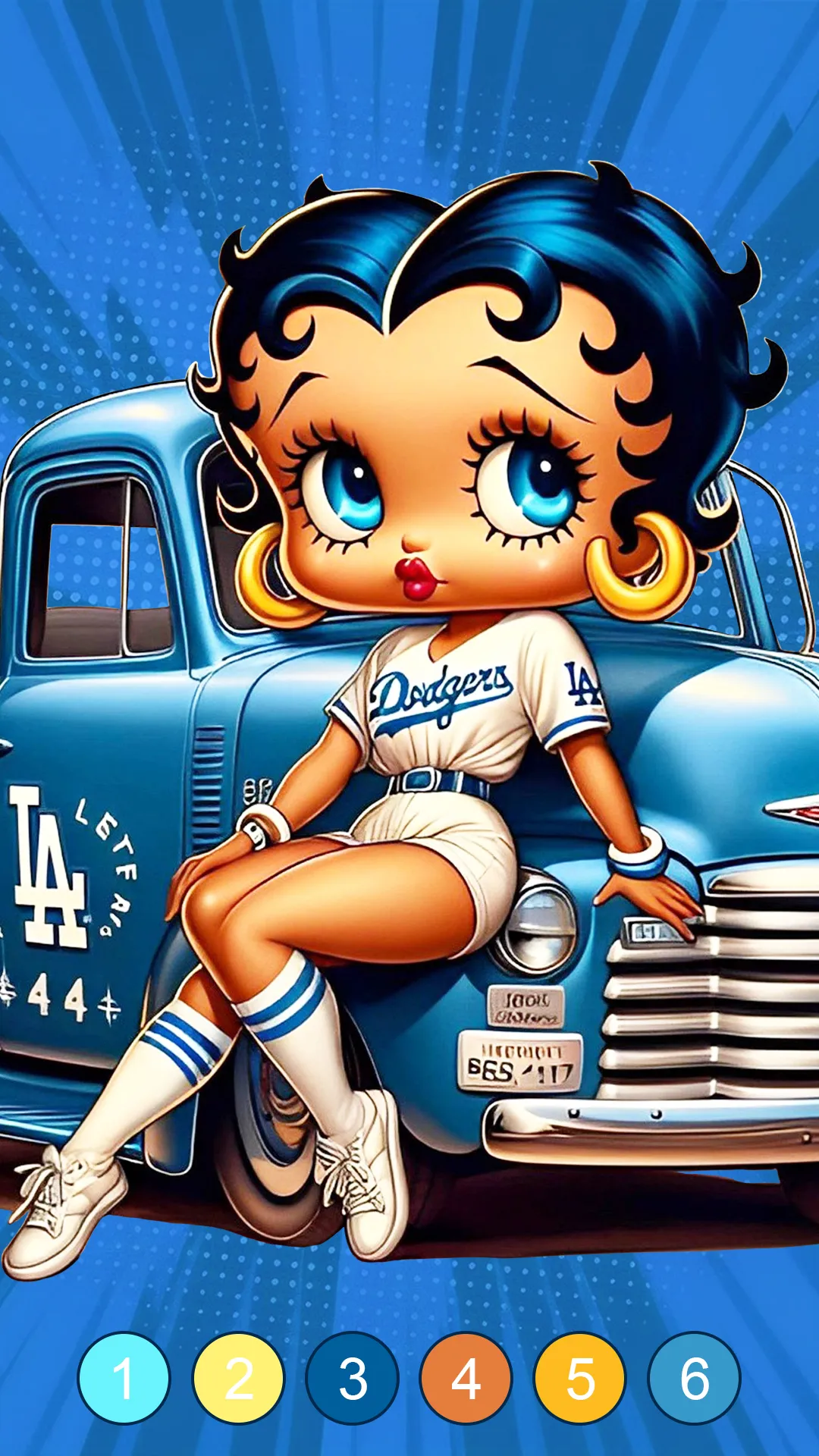 Betty Boop Vintage Coloring | Indus Appstore | Screenshot