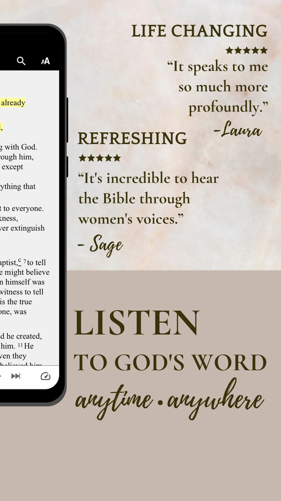 her.BIBLE Women's Audio Bible | Indus Appstore | Screenshot