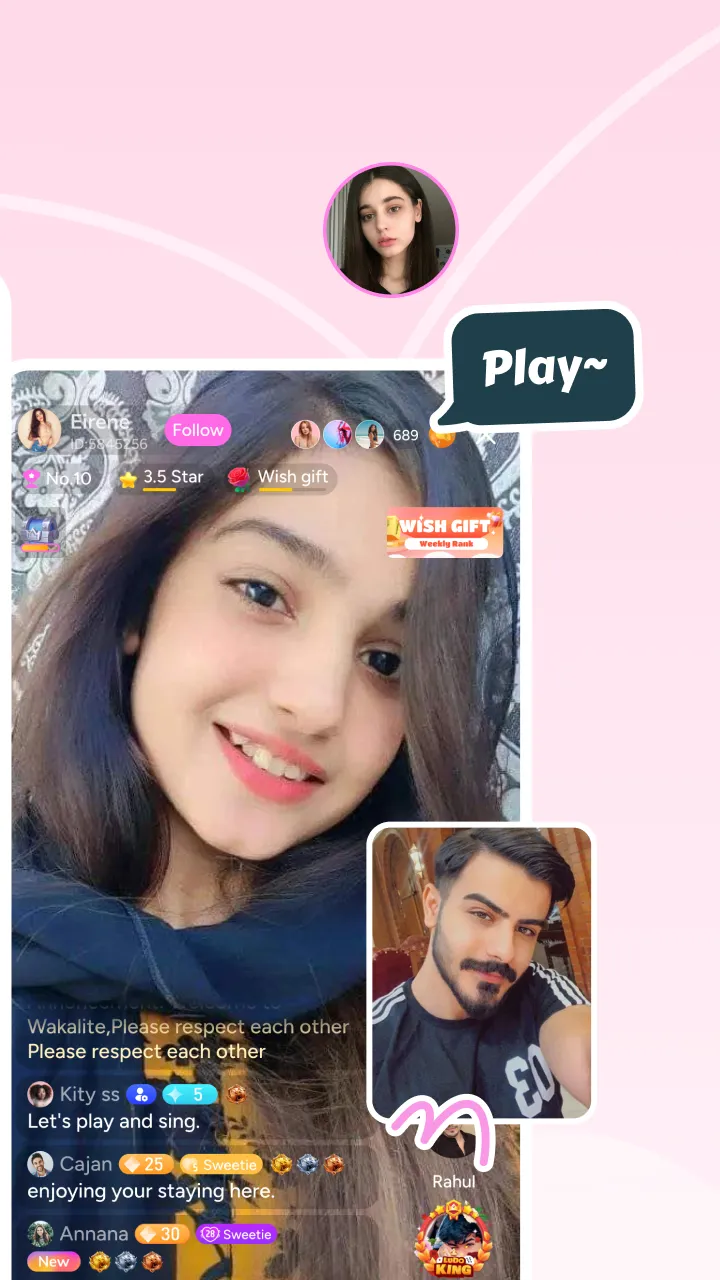 Baat Live - Video & Voice Room | Indus Appstore | Screenshot