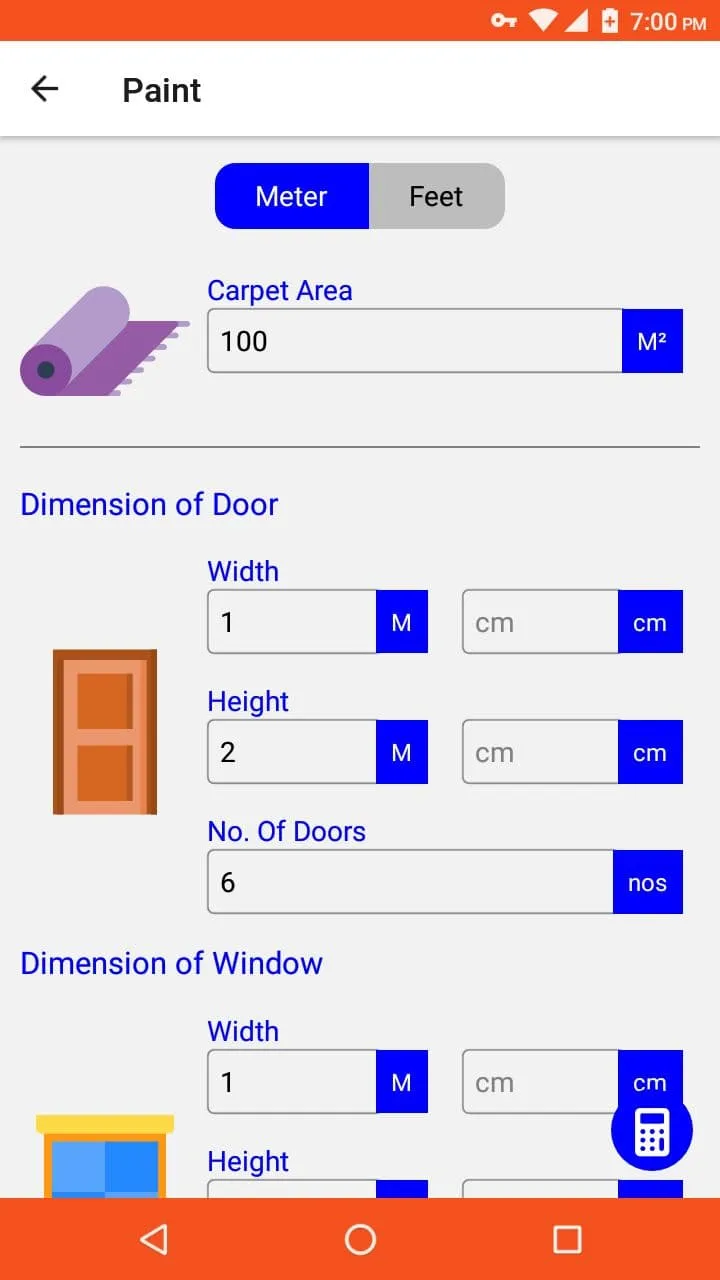 Construction Material Calculat | Indus Appstore | Screenshot