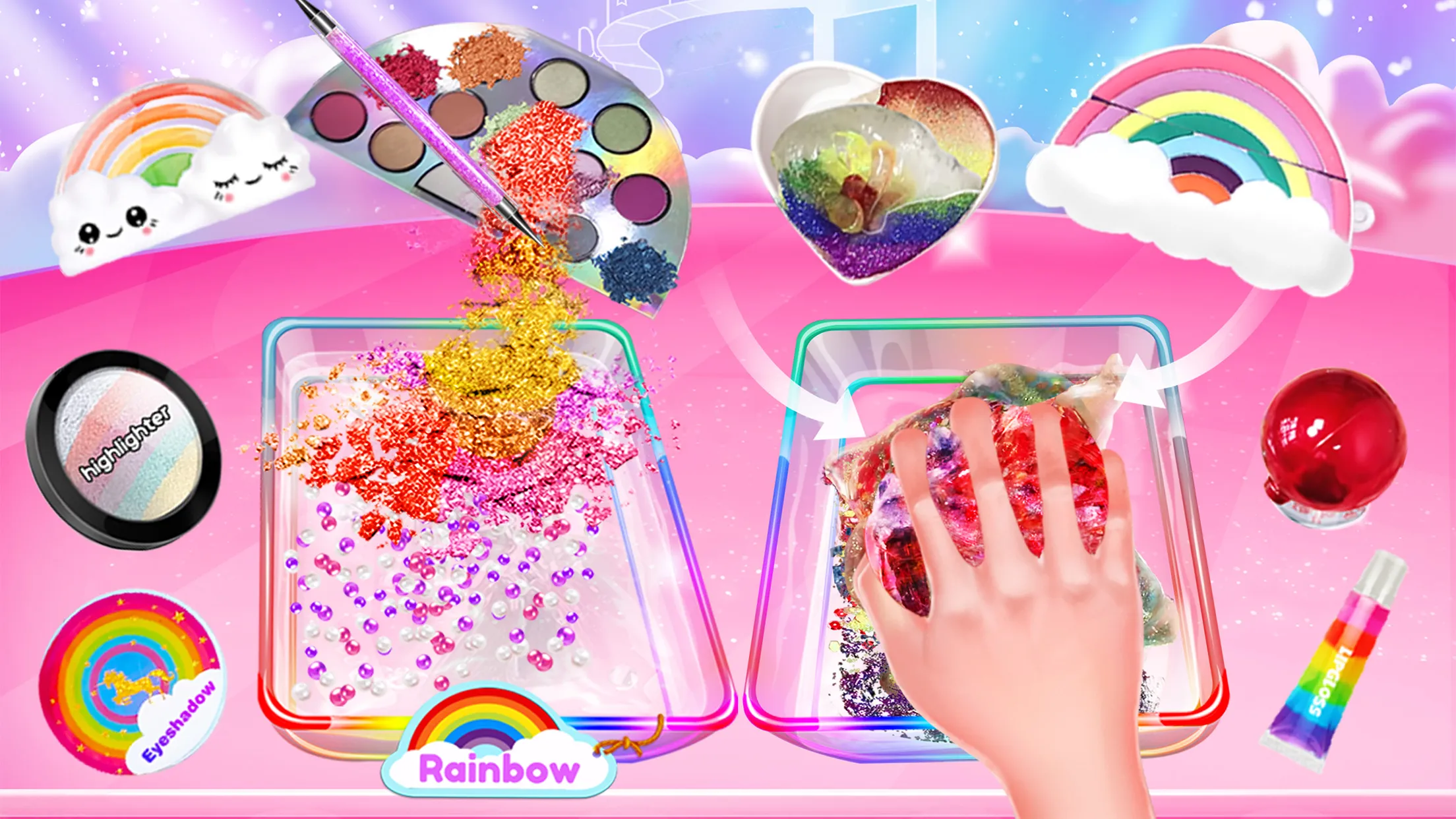 Rainbow Slime Kit | Indus Appstore | Screenshot