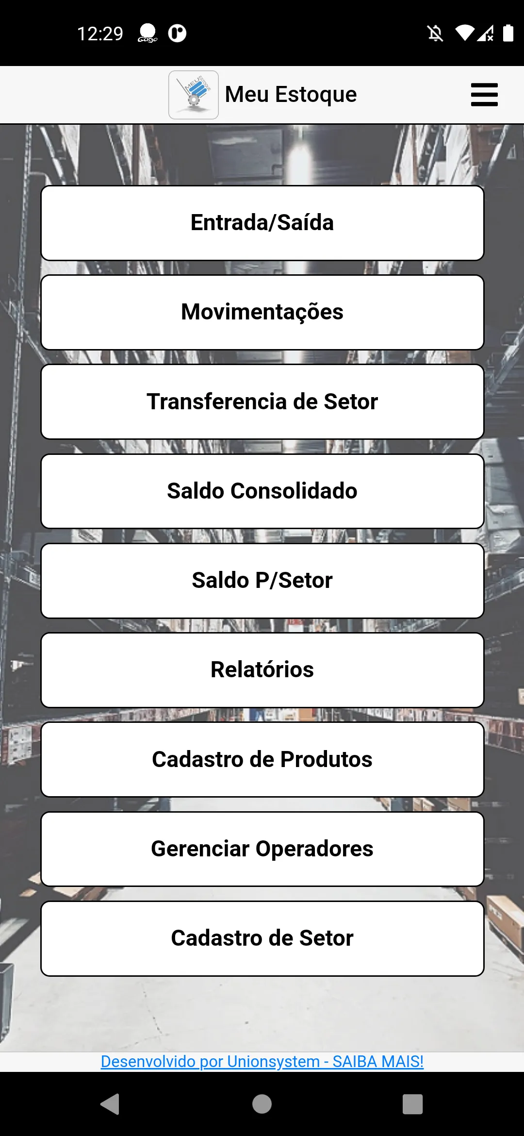 Nosso Estoque | Indus Appstore | Screenshot