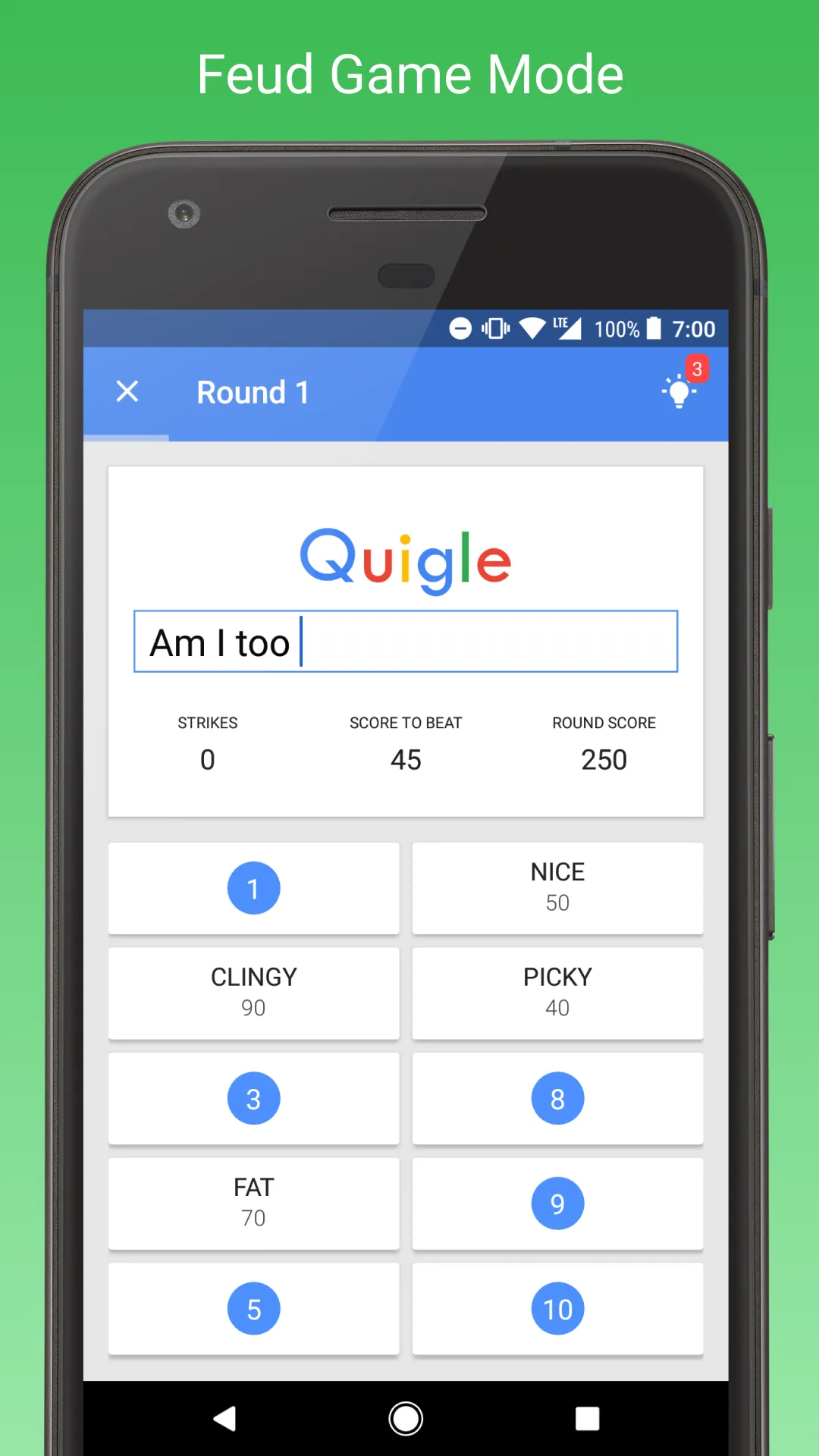 Quigle - Google Feud + Quiz | Indus Appstore | Screenshot