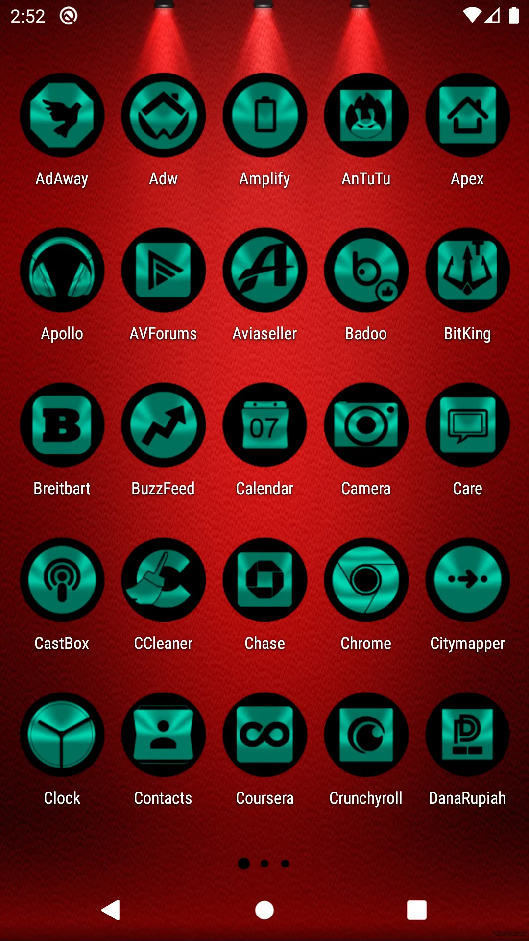 Oreo Teal Icon Pack | Indus Appstore | Screenshot