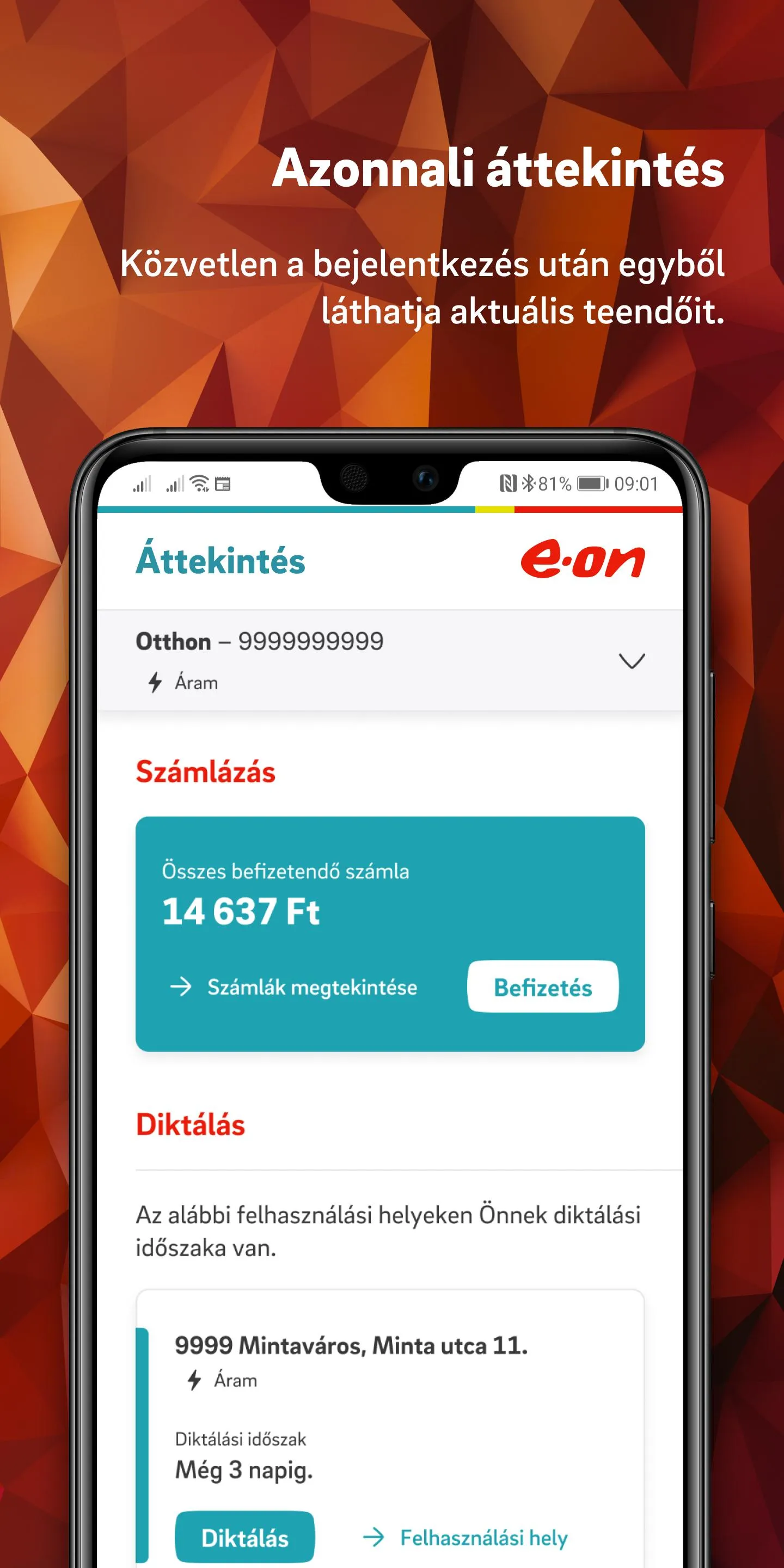 E.ON Hungary’s application | Indus Appstore | Screenshot