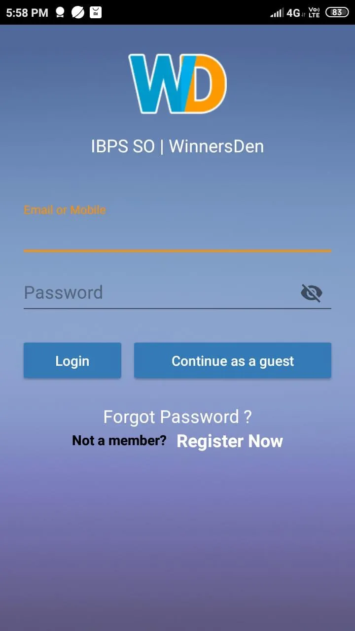 IBPS SO | WinnersDen | Indus Appstore | Screenshot