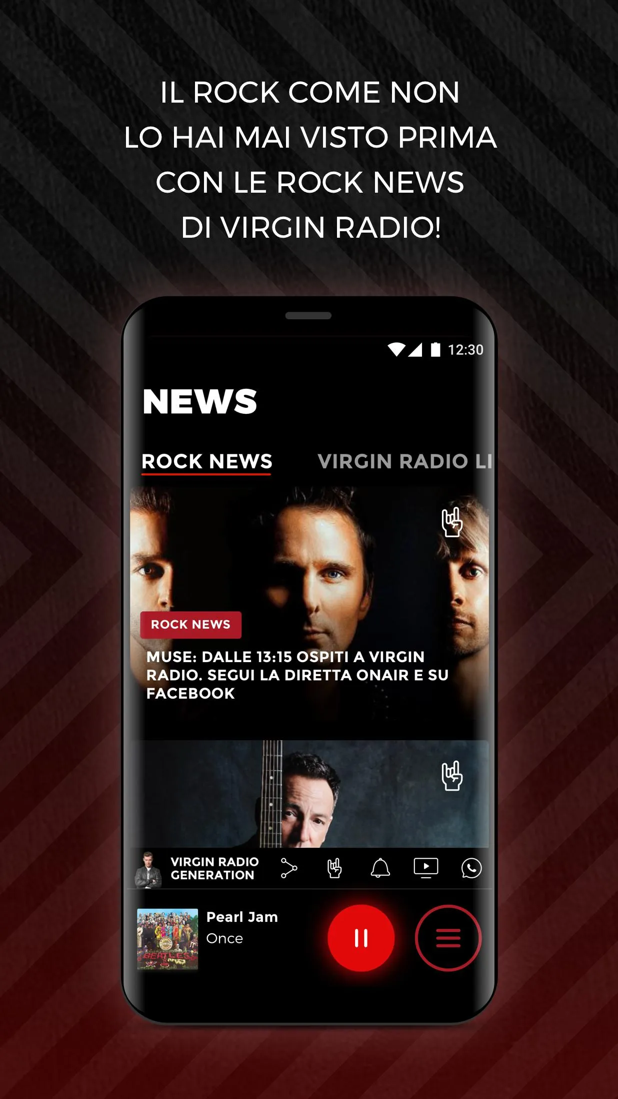 Virgin Radio Italy | Indus Appstore | Screenshot