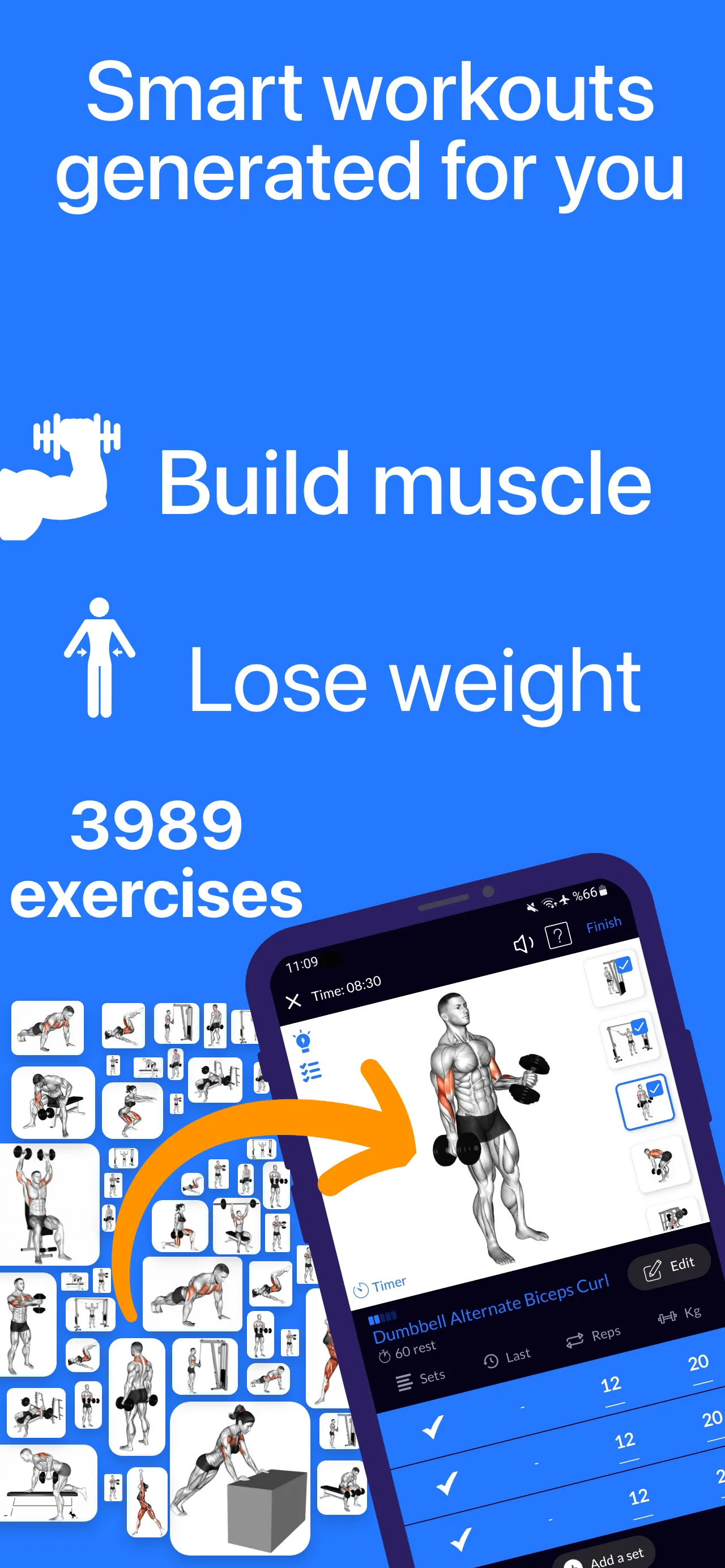 Workout Planner Gym Log・Fit AI | Indus Appstore | Screenshot