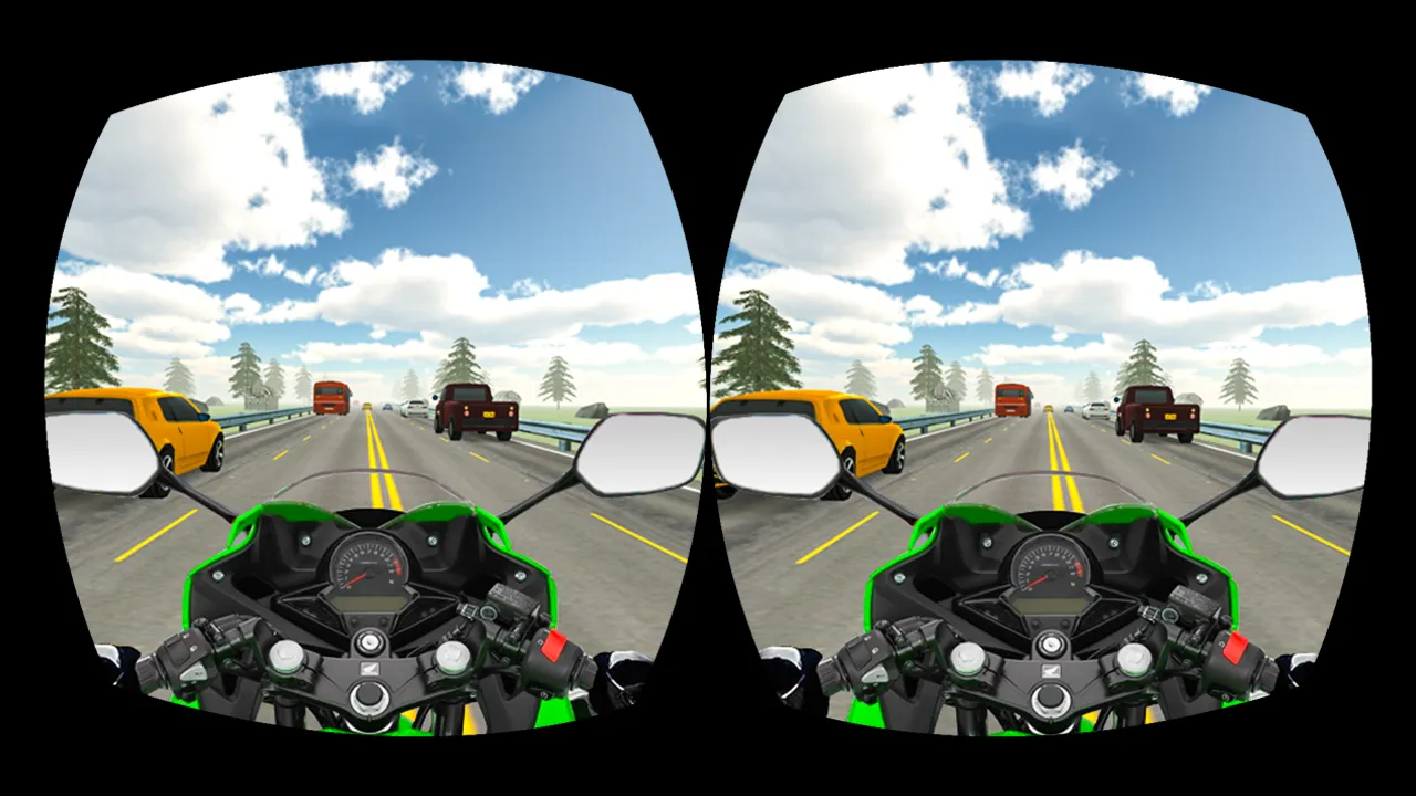 VR Highway Traffic Bike Racer | Indus Appstore | Screenshot