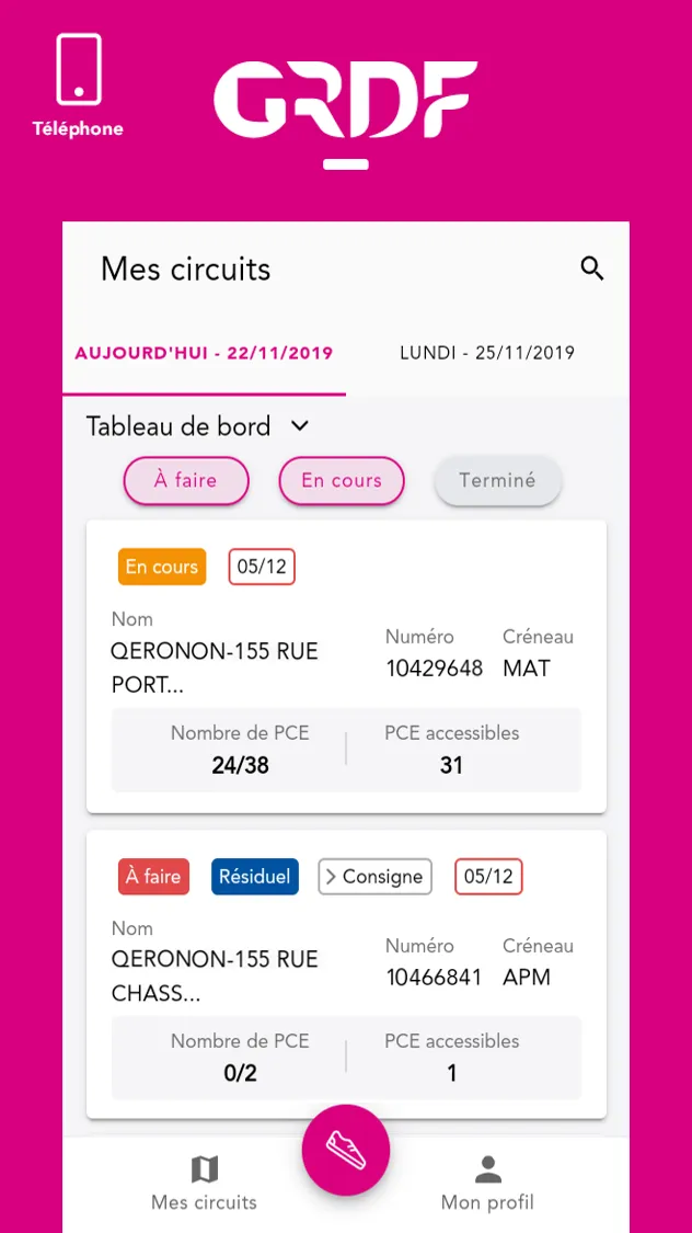 Relevé à pied | Indus Appstore | Screenshot