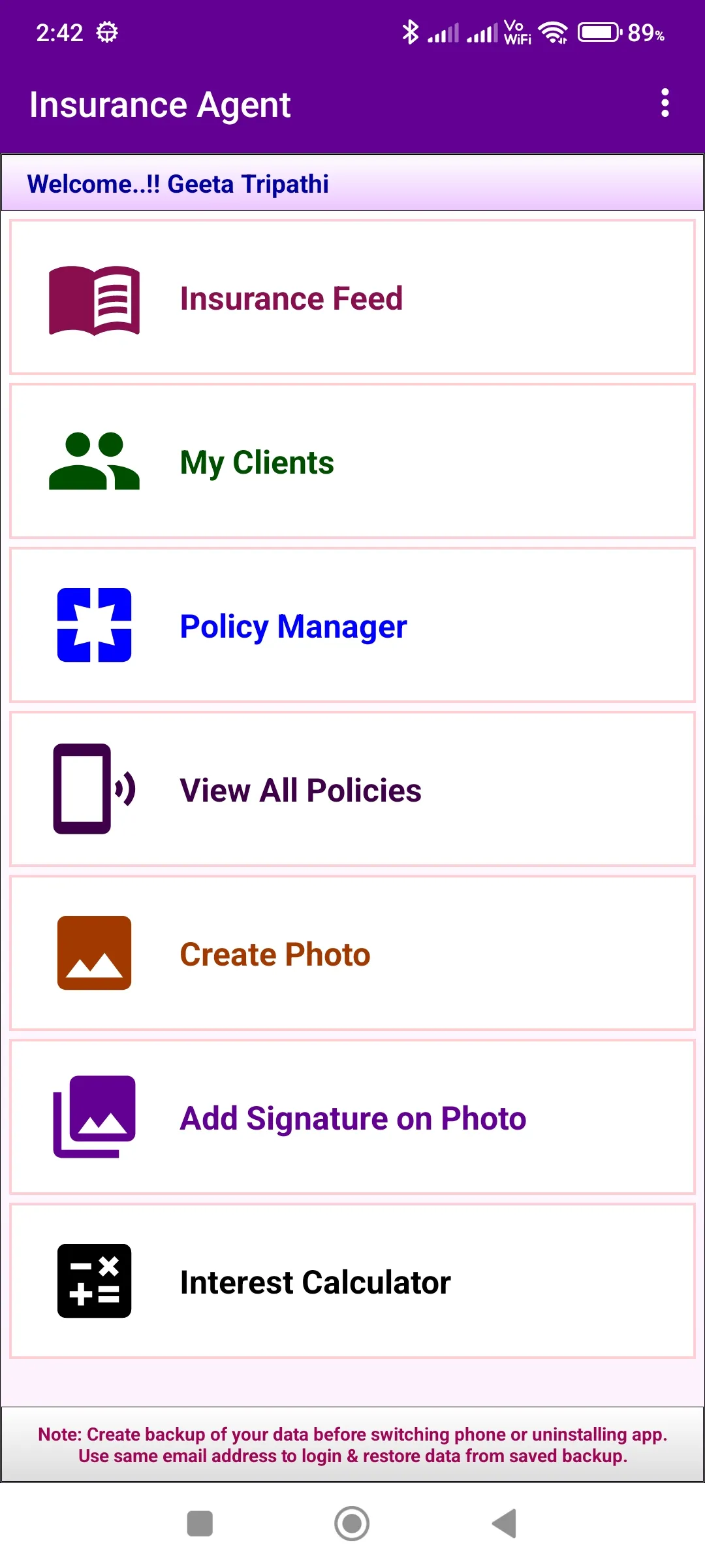 Insurance Agent | Indus Appstore | Screenshot