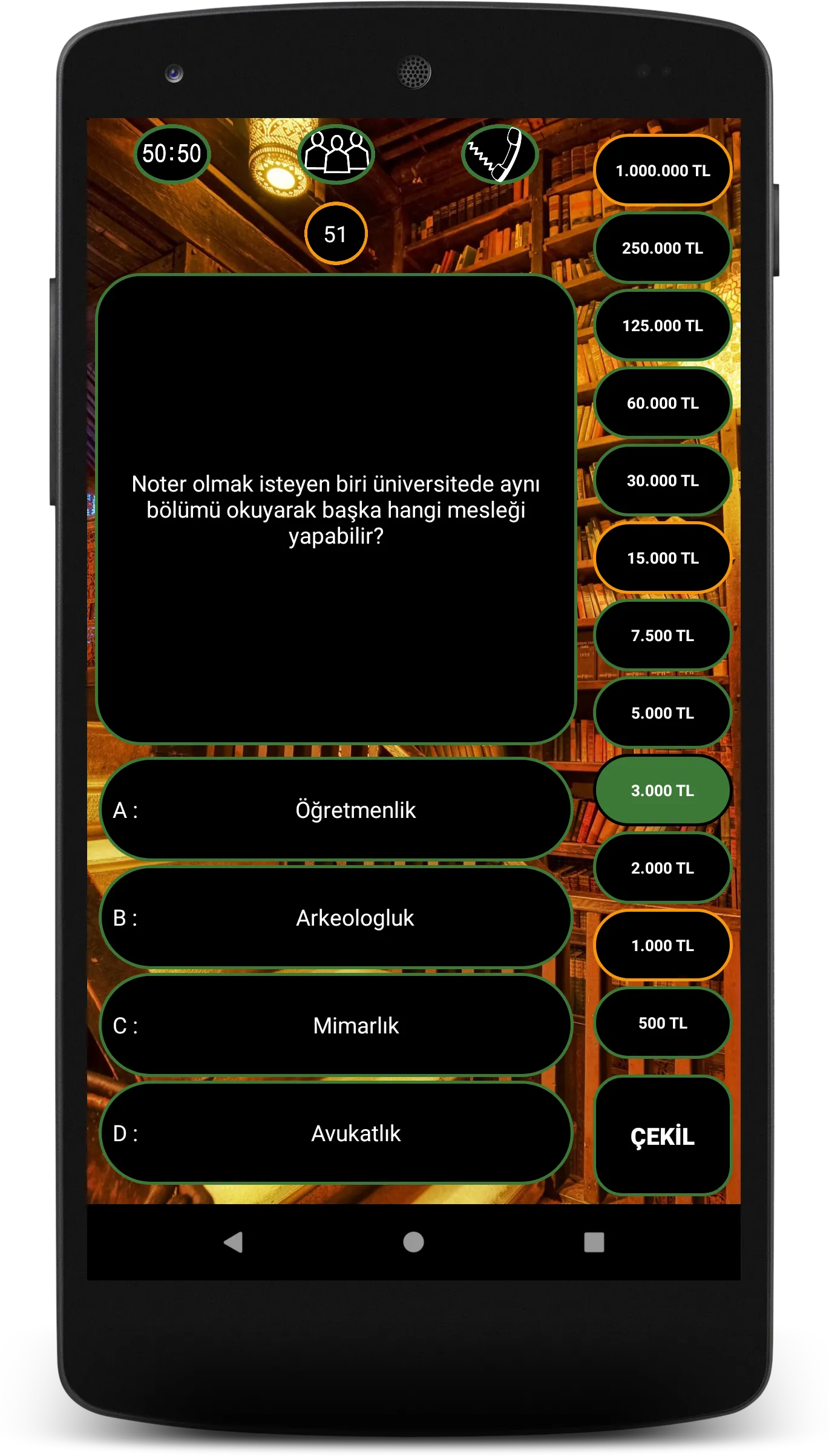 Genel Kültür Bilgi Yarışması | Indus Appstore | Screenshot