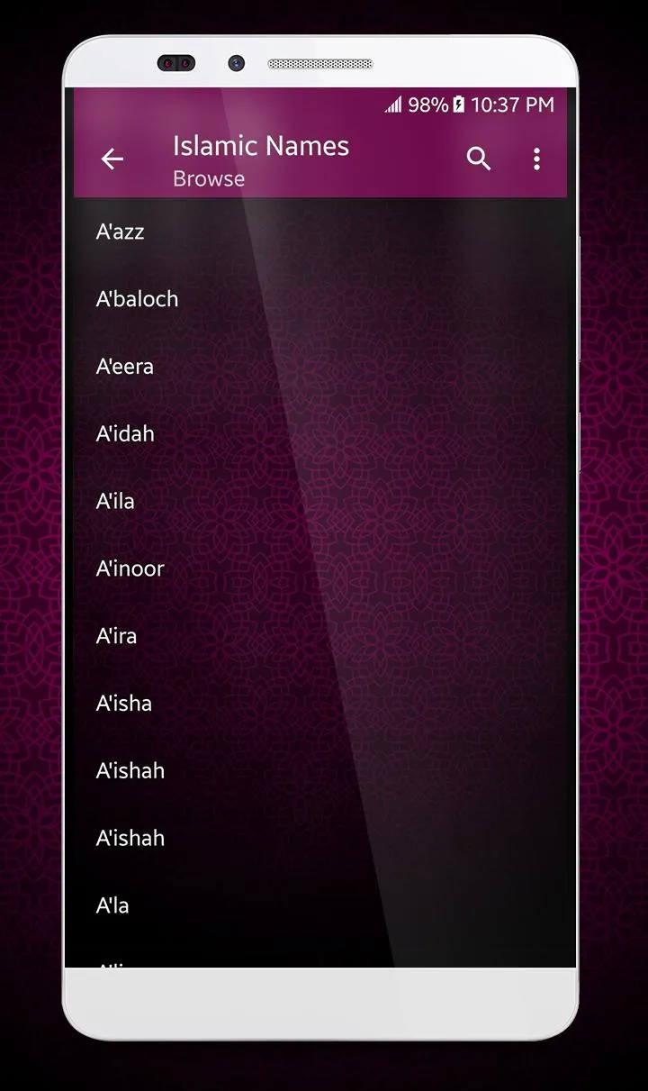 Islamic Names Dictionary | Indus Appstore | Screenshot