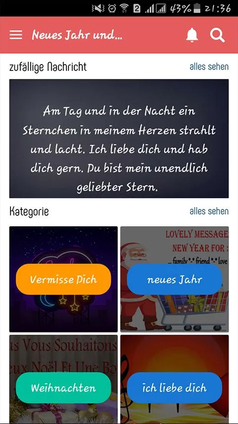 frohes neues jahr sms 24 | Indus Appstore | Screenshot