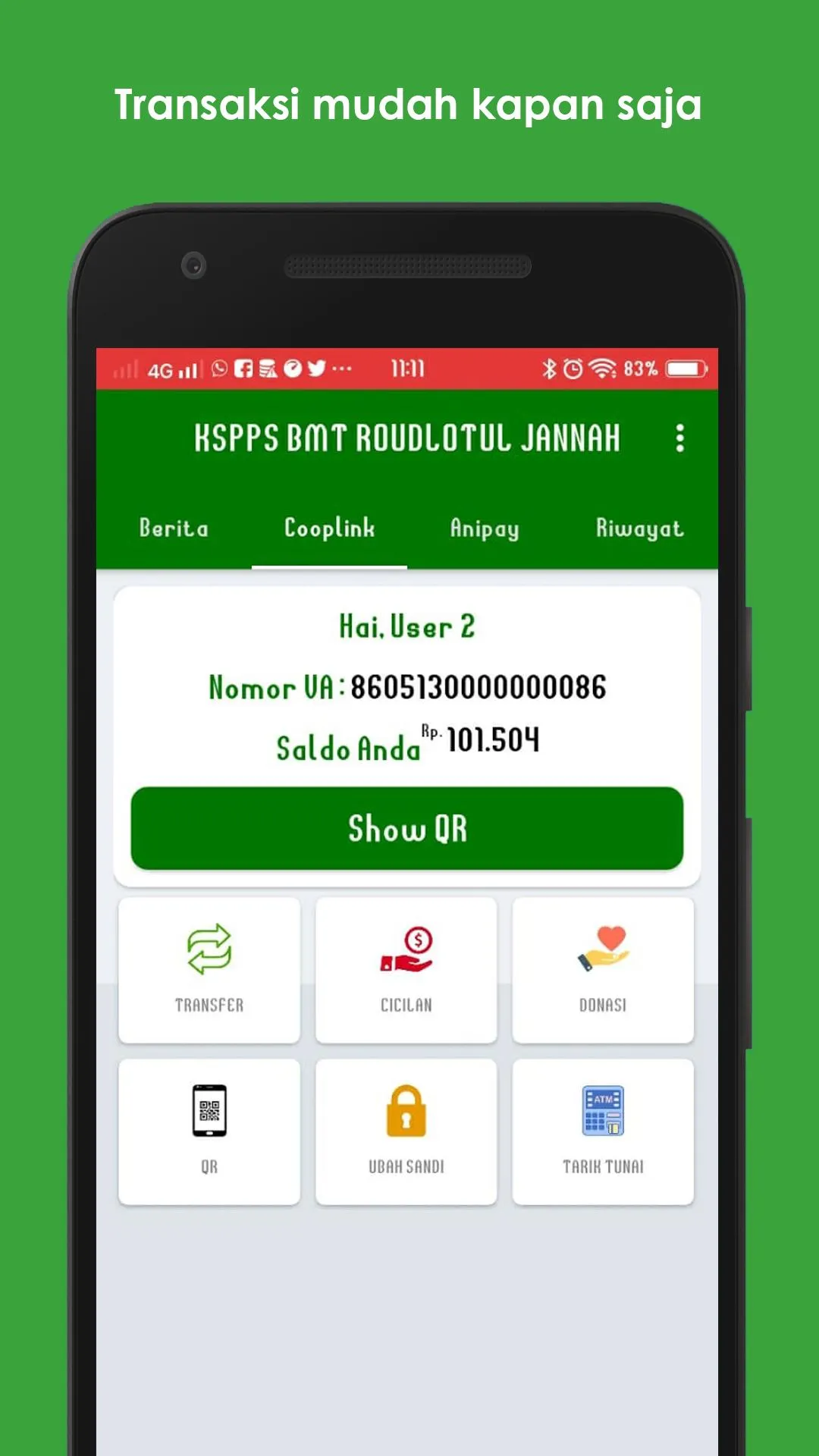 KSPPS BMT ROUDLOTUL JANNAH | Indus Appstore | Screenshot