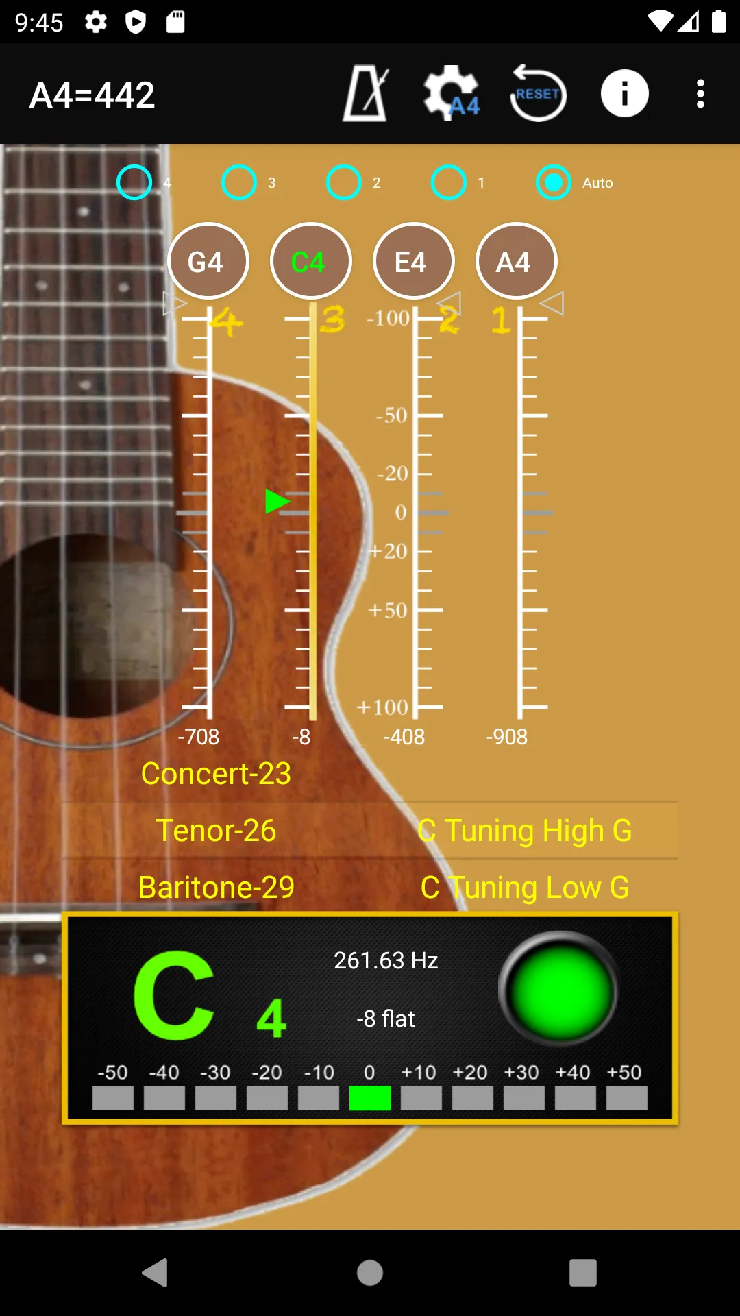 Ukulele Tuner & Metronome | Indus Appstore | Screenshot