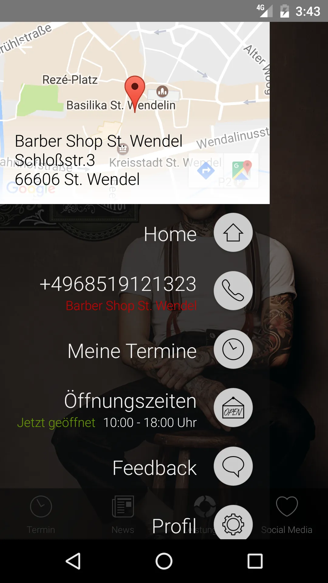 Barber Shop St.Wendel | Indus Appstore | Screenshot