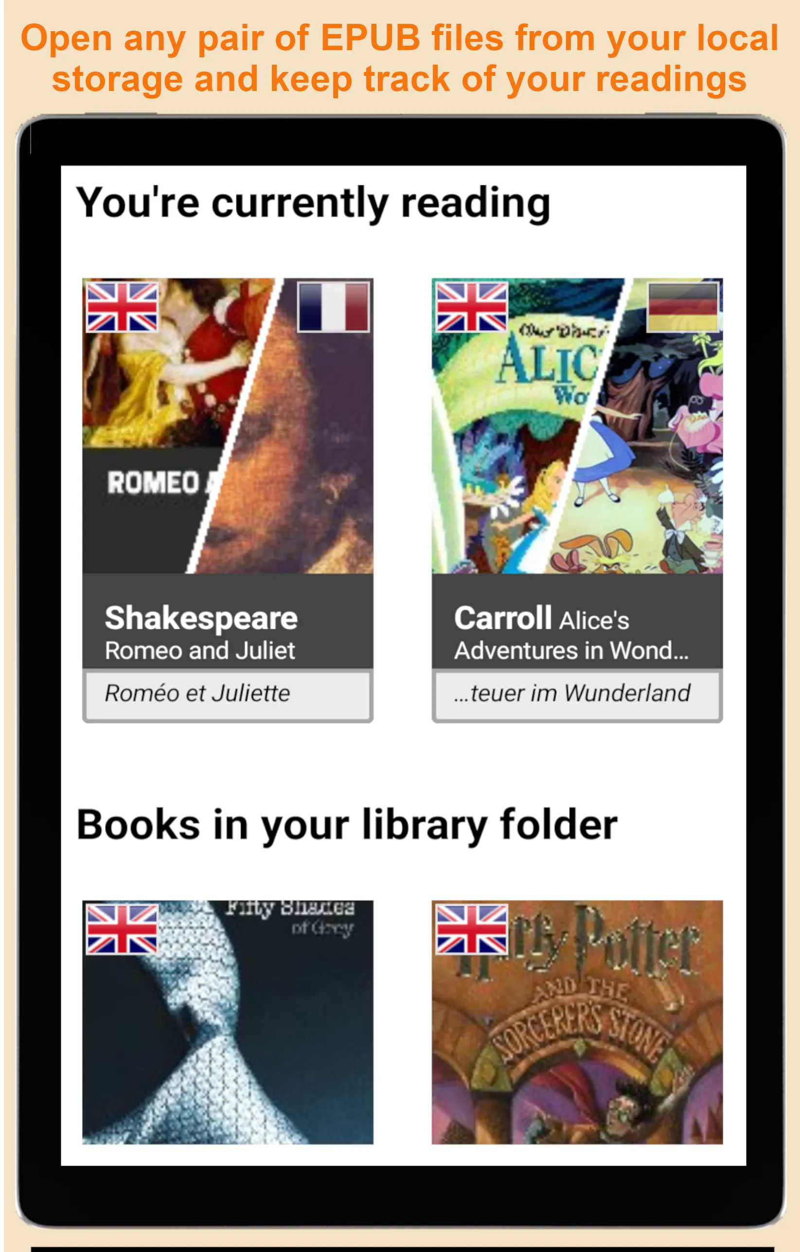 Bilingual book reader | Indus Appstore | Screenshot